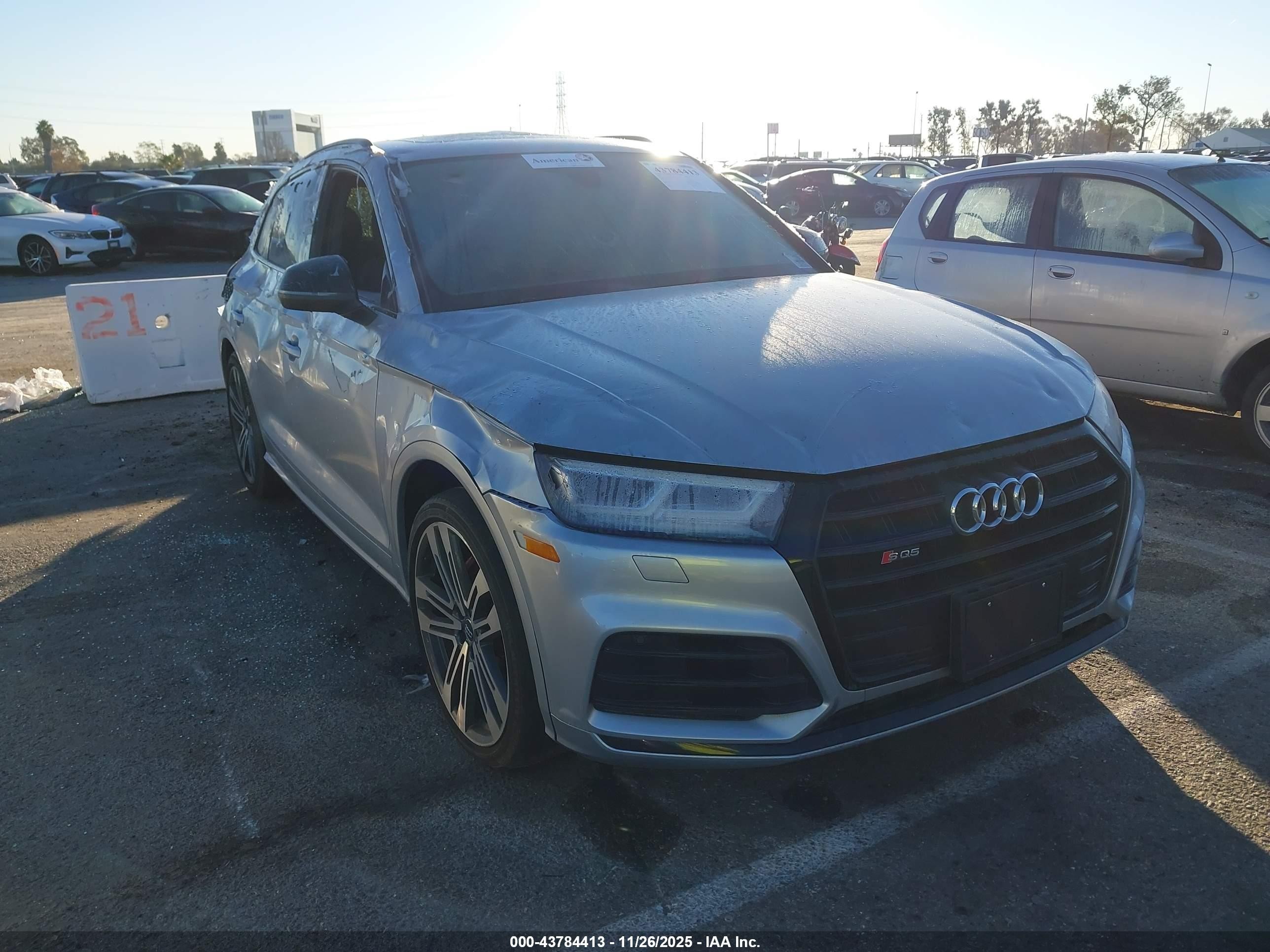 2019 Audi SQ5 Premium Plus, VIN WA1B4AFY6K2076615 — Vandalism
