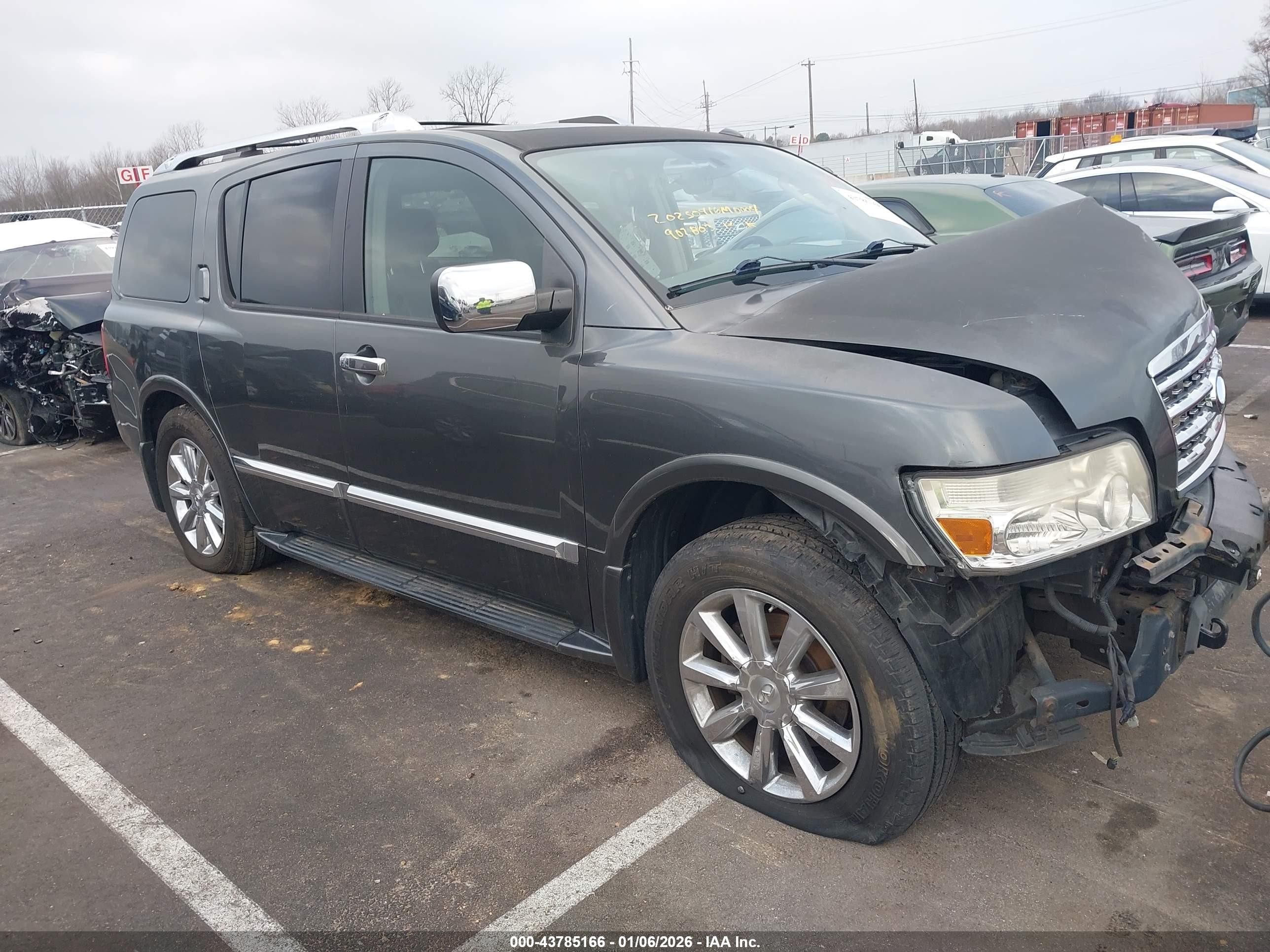 2010 Infiniti QX56, VIN 5N3ZA0NC1AN902803 — Front end