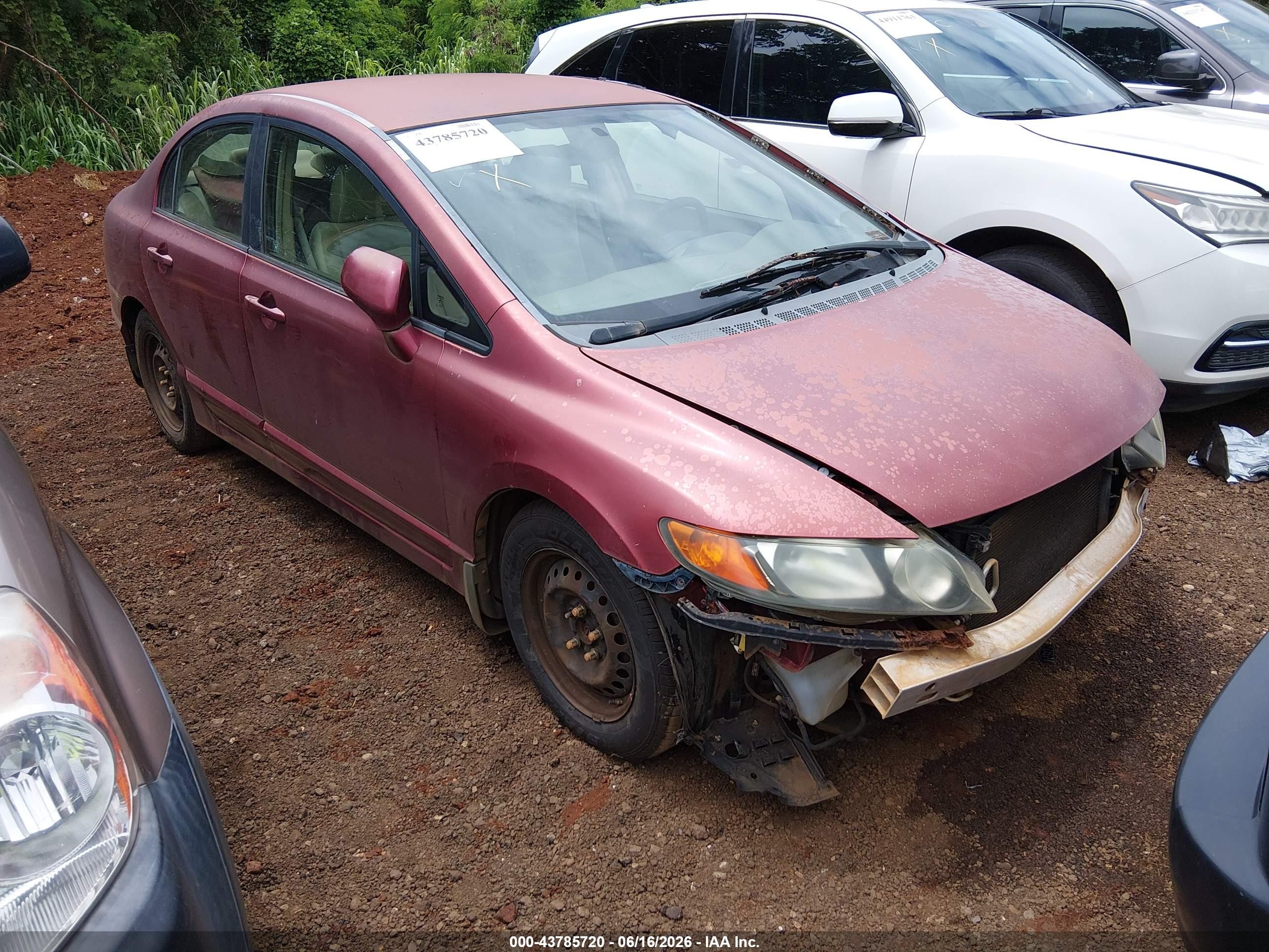 2007 Honda Civic LX, VIN 1HGFA165X7L048194 — Undercarriage