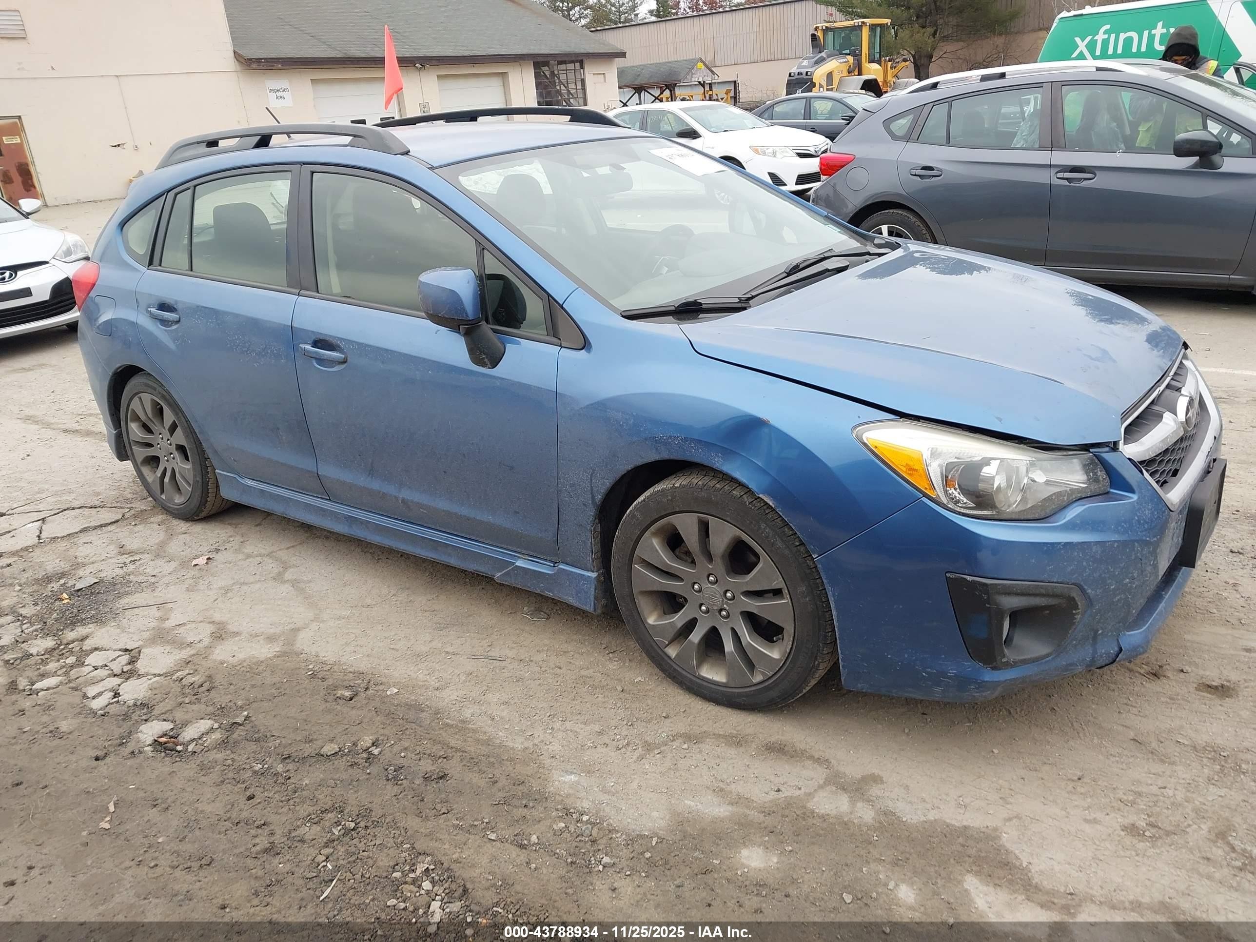 2014 Subaru Impreza Special Sports Premium, VIN JF1GPAL65E8303452 — Side