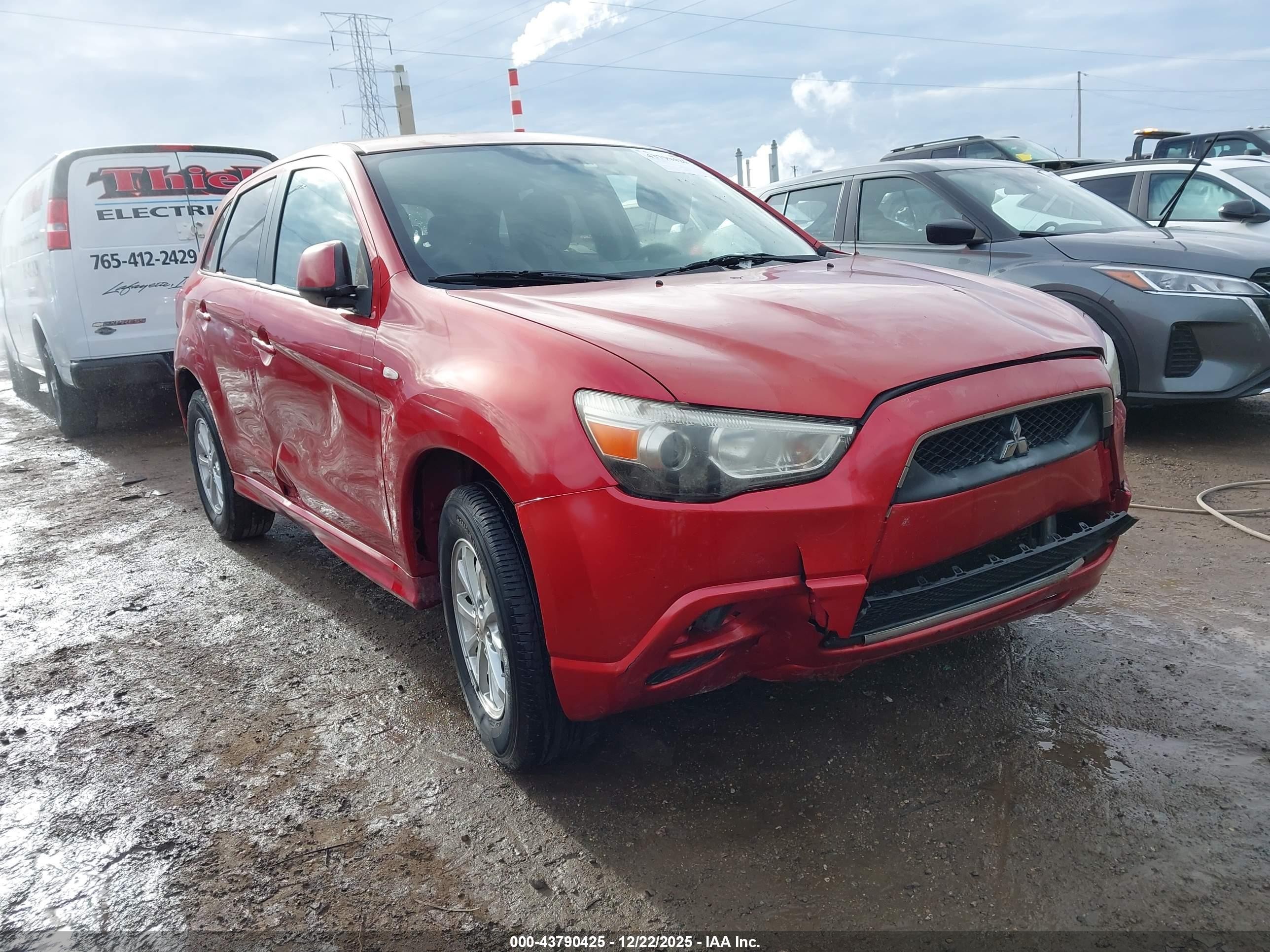 2011 Mitsubishi Outlander ES, VIN JA4AP3AU2BZ003350 — После угона