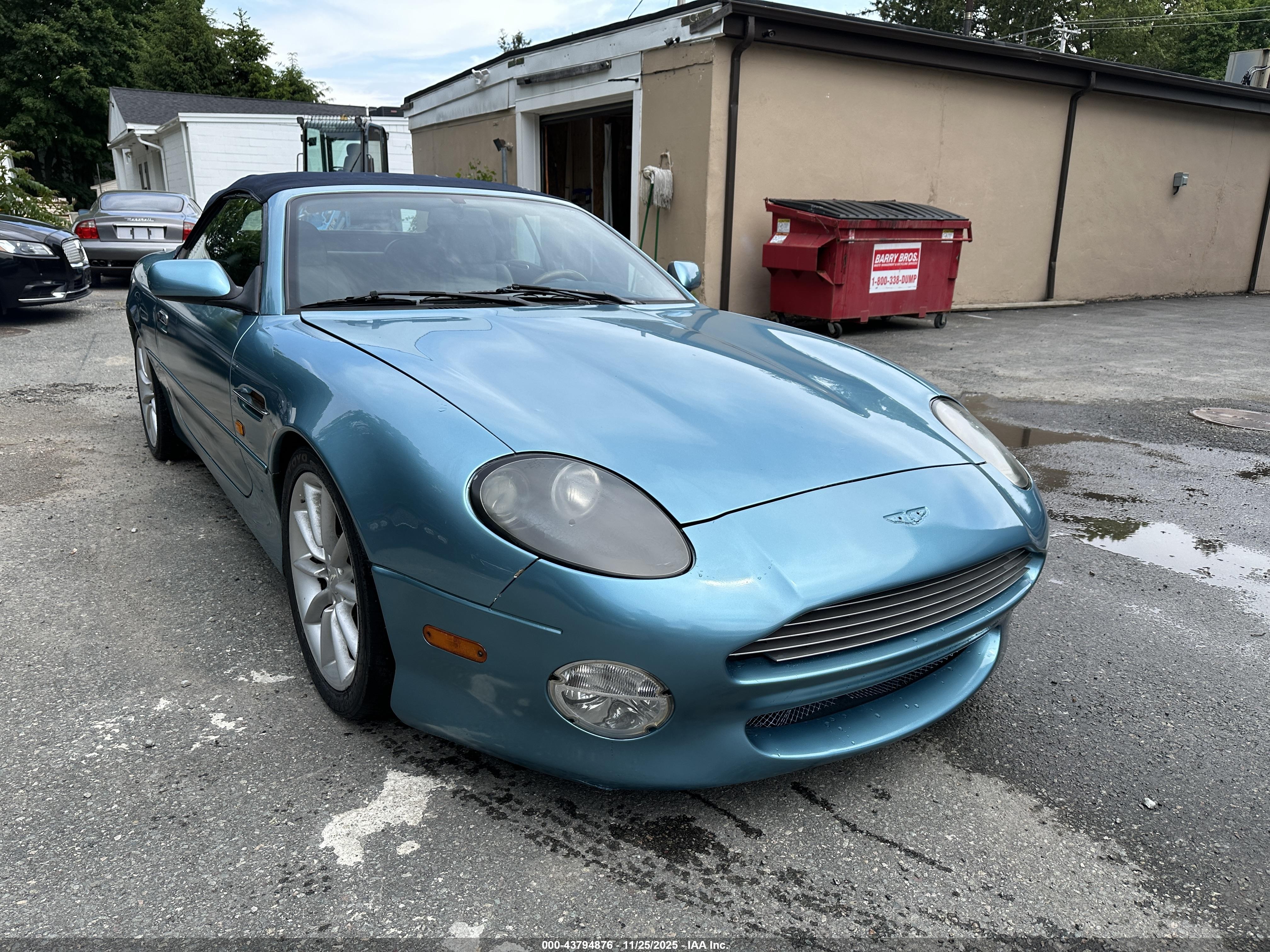 2001 Aston Martin DB7, VIN SCFAB42321K402008 — Обычный износ