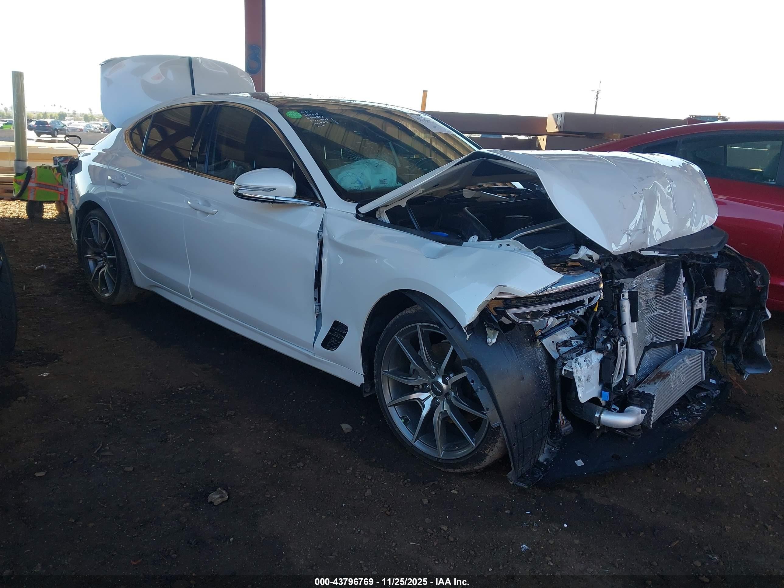 2022 Genesis G70 2.0T, VIN KMTG34TA2NU087998 — All over