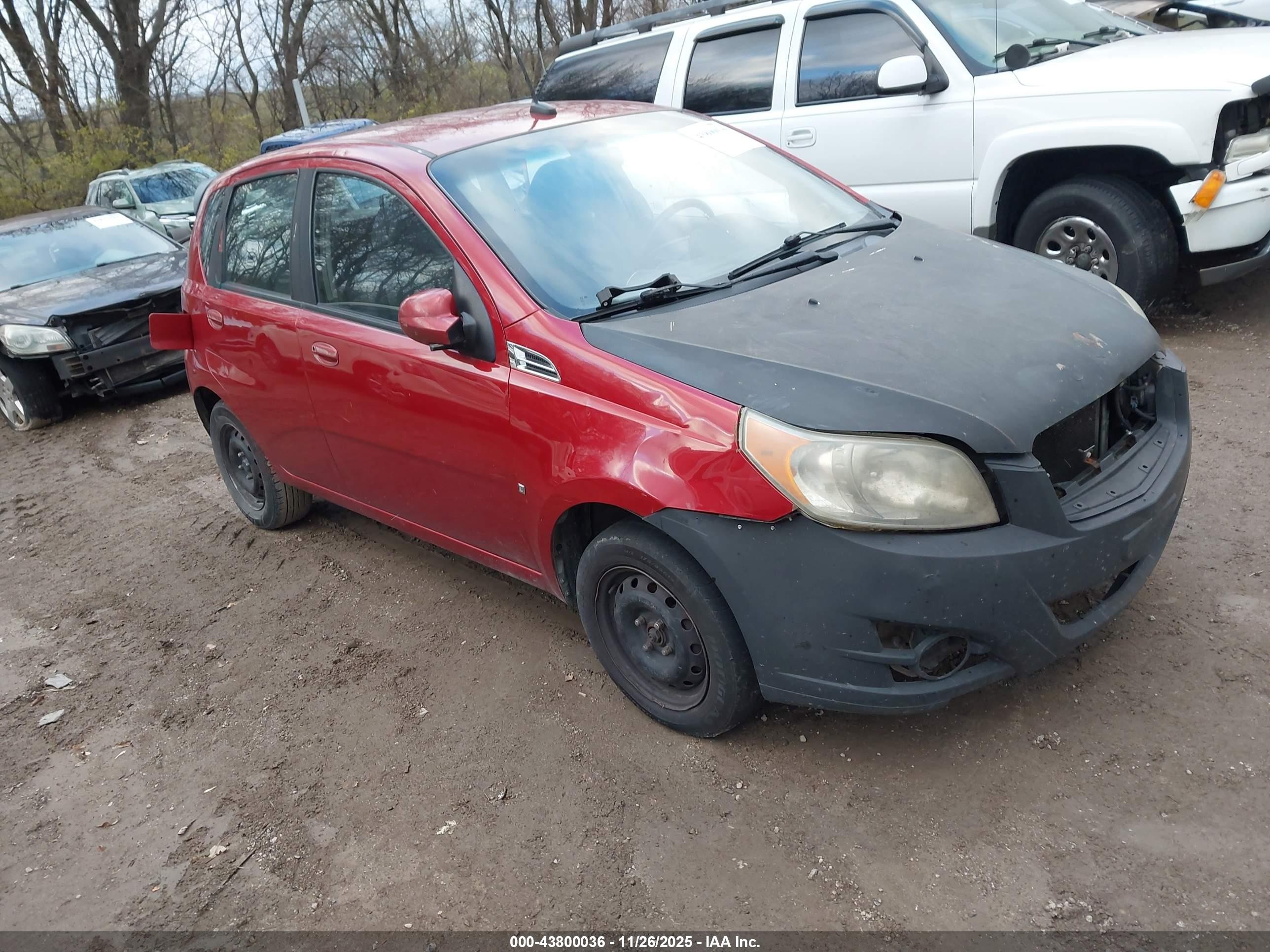 2009 Pontiac G3, VIN KL2TD66E39B687406 — Front end