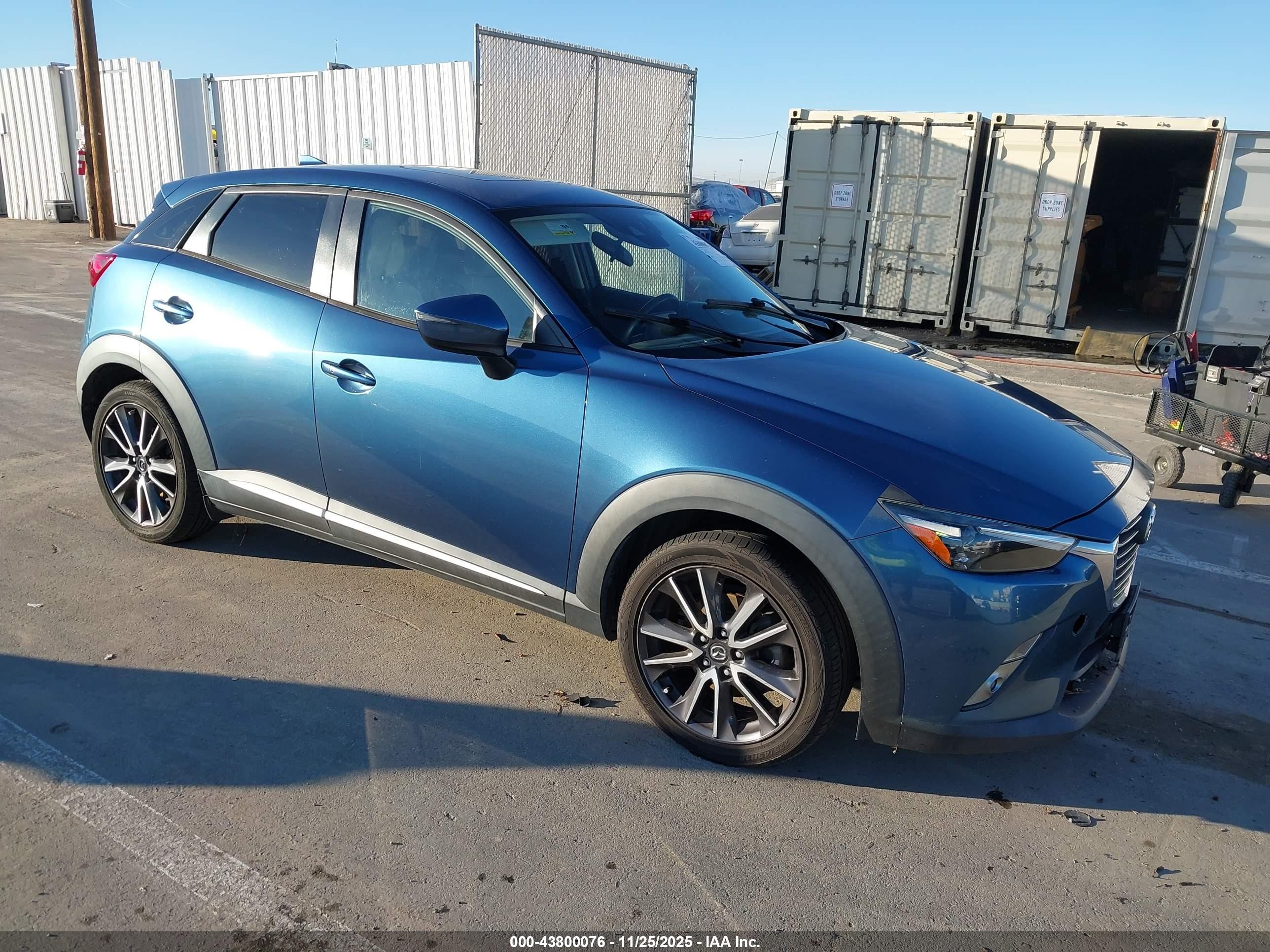2018 Mazda CX-3 Grand Touring, VIN JM1DKFD77J0307835 — Пресная вода