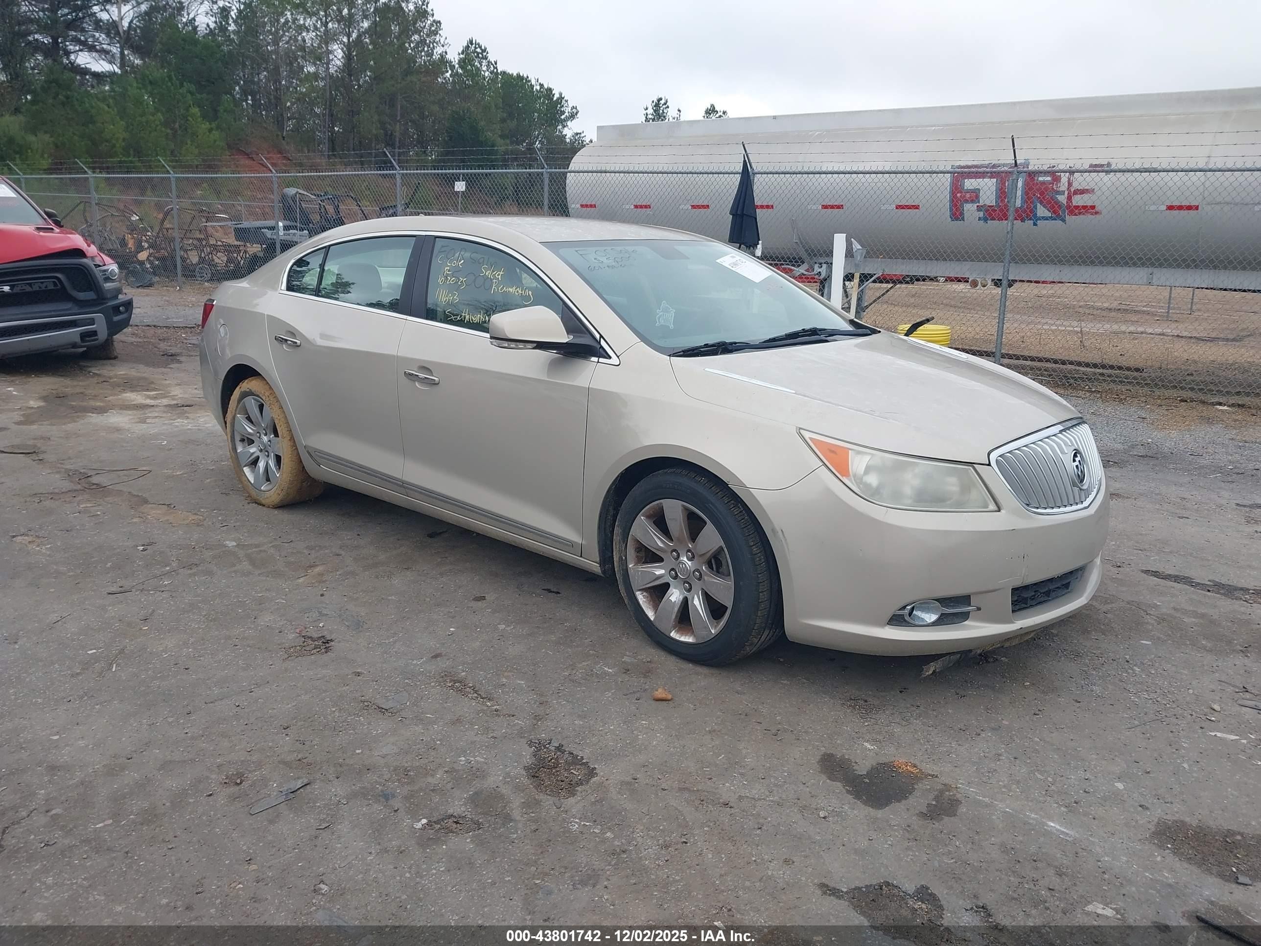 2012 Buick LaCrosse Leather, VIN 1G4GC5E33CF111693 — Repossession