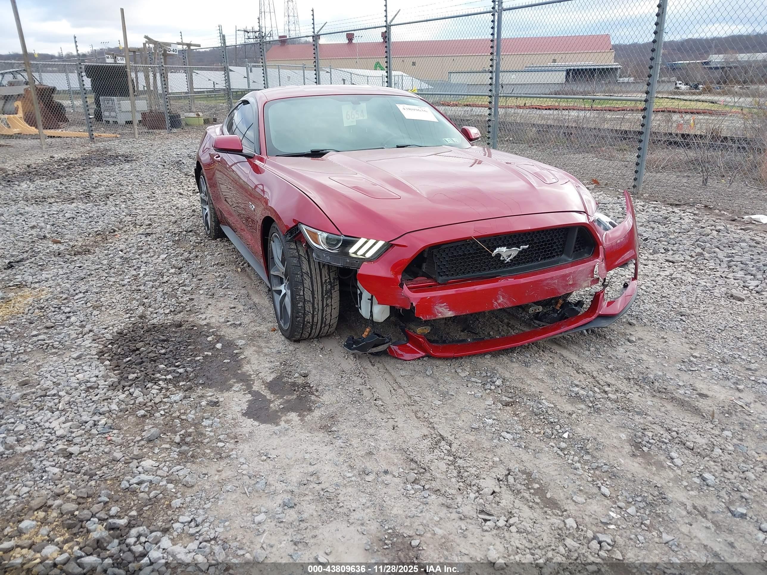 2015 Ford Mustang GT Premium, VIN 1FA6P8CF3F5301710 — Front end