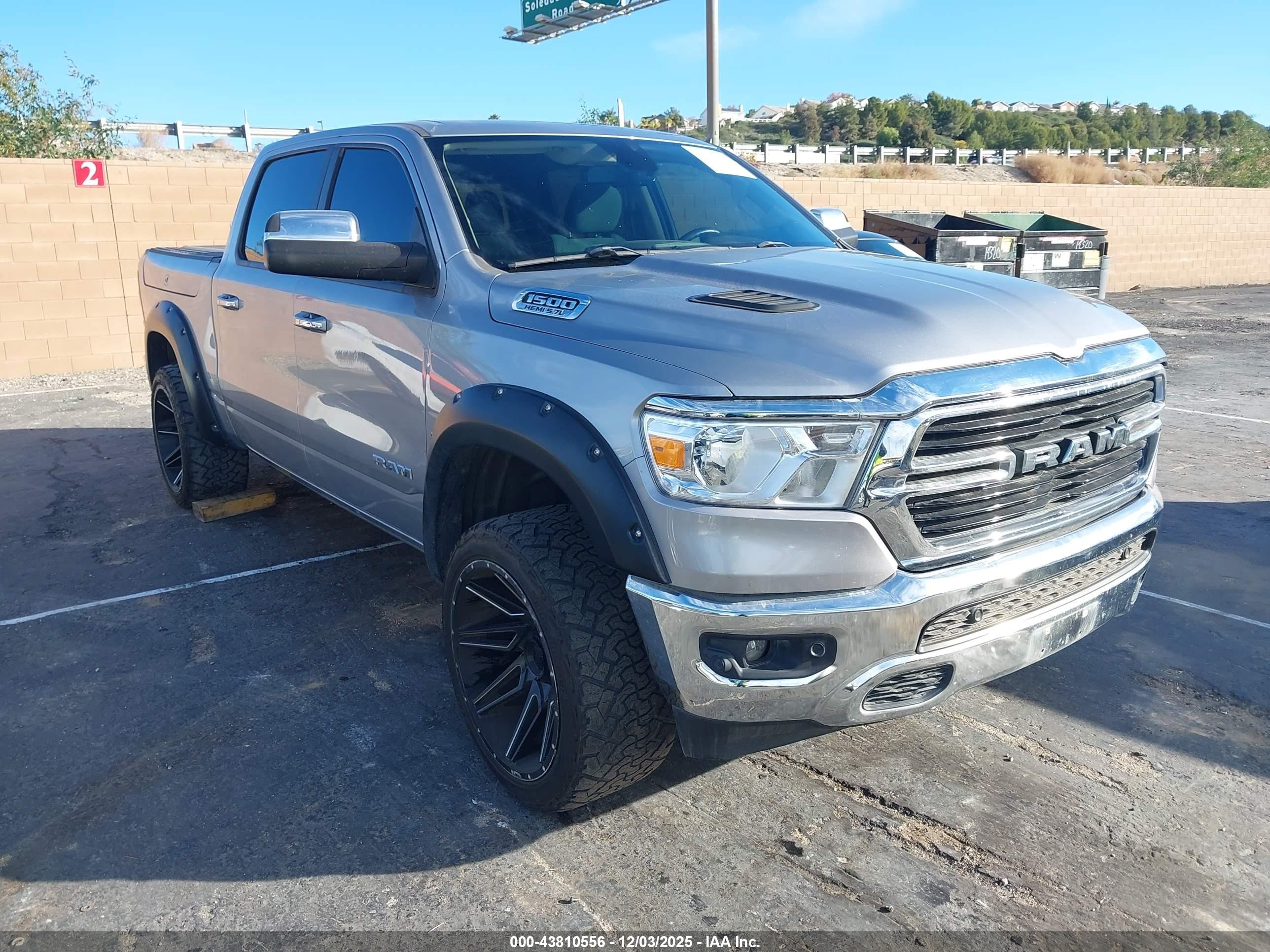 2019 Ram 1500 Big Horn, VIN 1C6SRFFT5KN636137 — Fresh water flood
