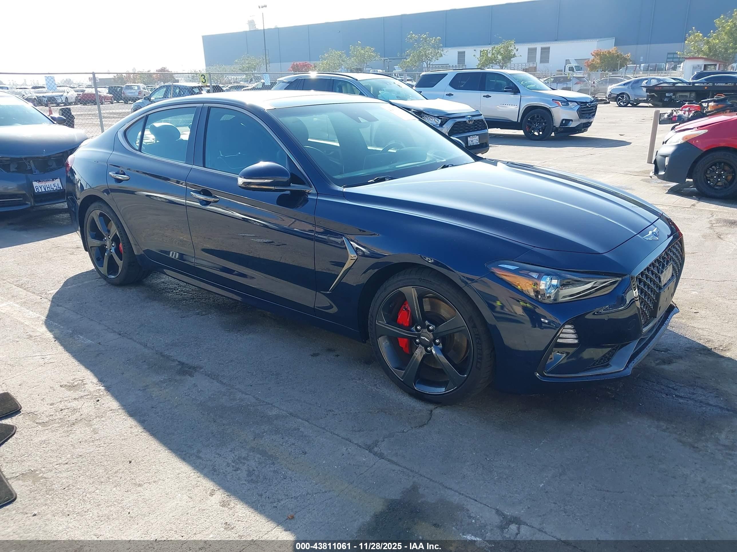 2020 Genesis G70 3.3T, VIN KMTG34LE1LU053230 — Undercarriage