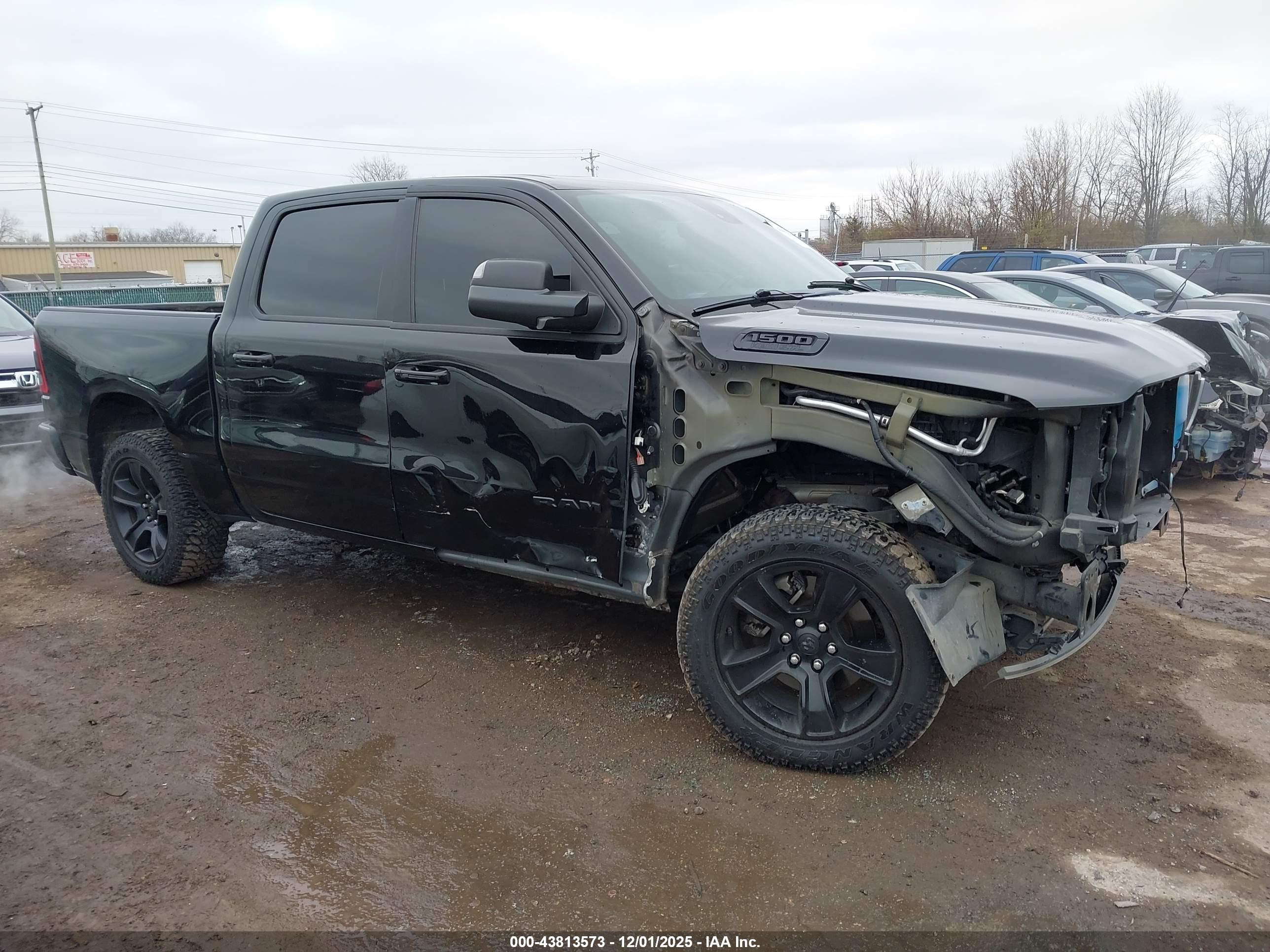 2020 Ram 1500 Big Horn, VIN 1C6SRFFTXLN156502 — Side