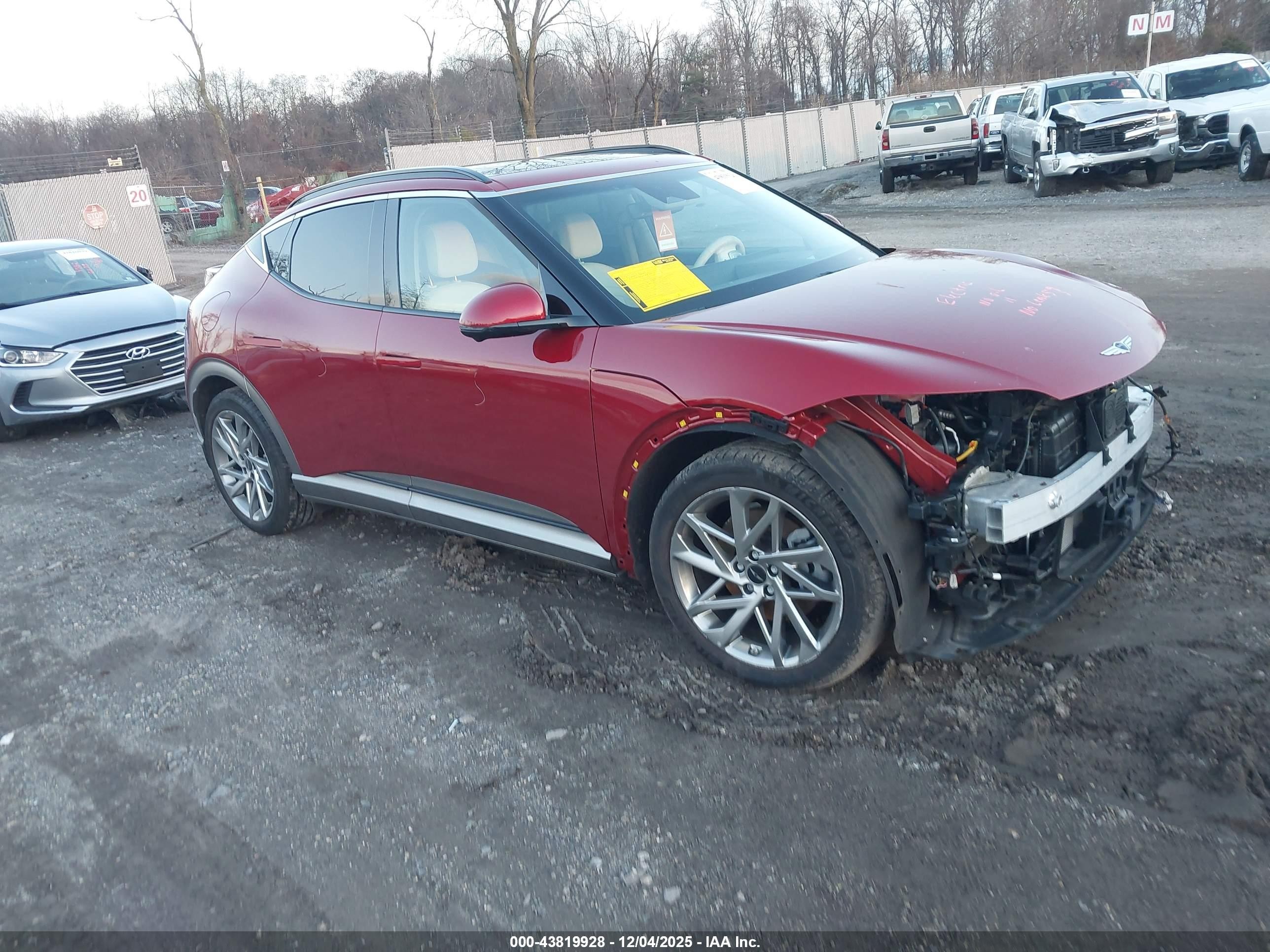 2023 Genesis GV60 Advanced, VIN KMUKCDTC8PU004231 — Front end