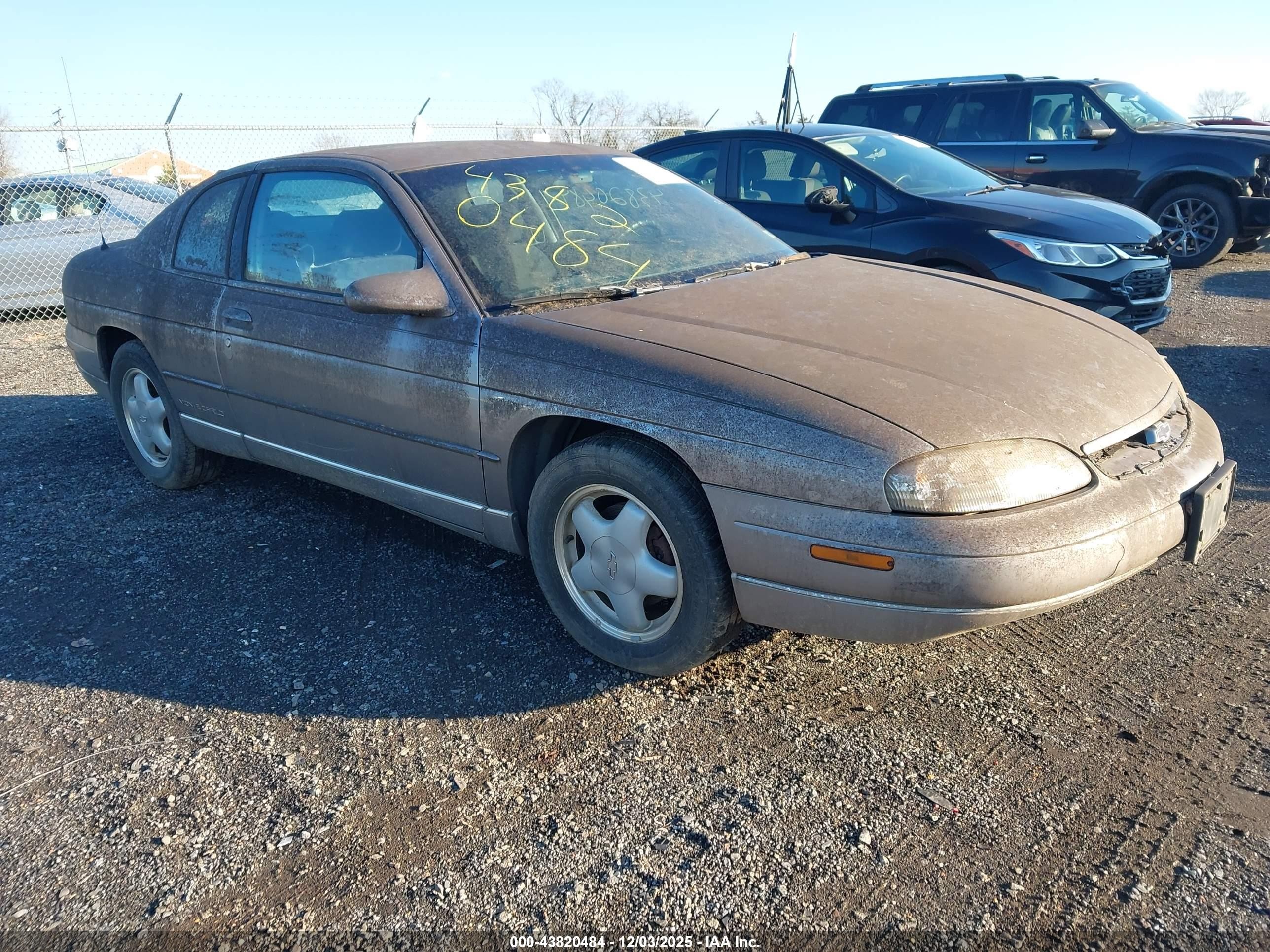 1997 Chevrolet Monte Carlo LS, VIN 2G1WW12M6V9195493 — Обычный износ
