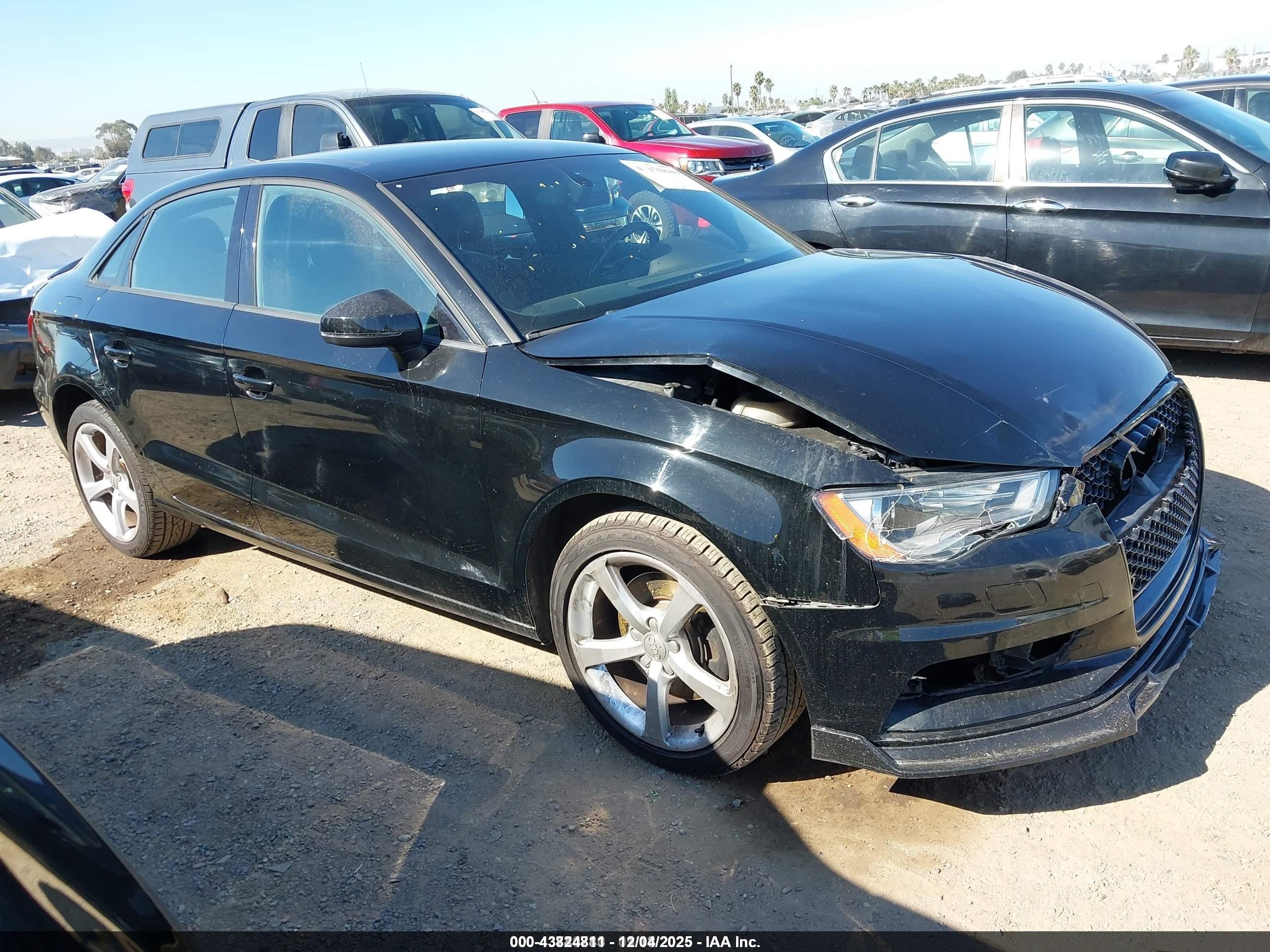 2015 Audi A3 Premium, VIN WAUBFGFF6F1140386 — Front end