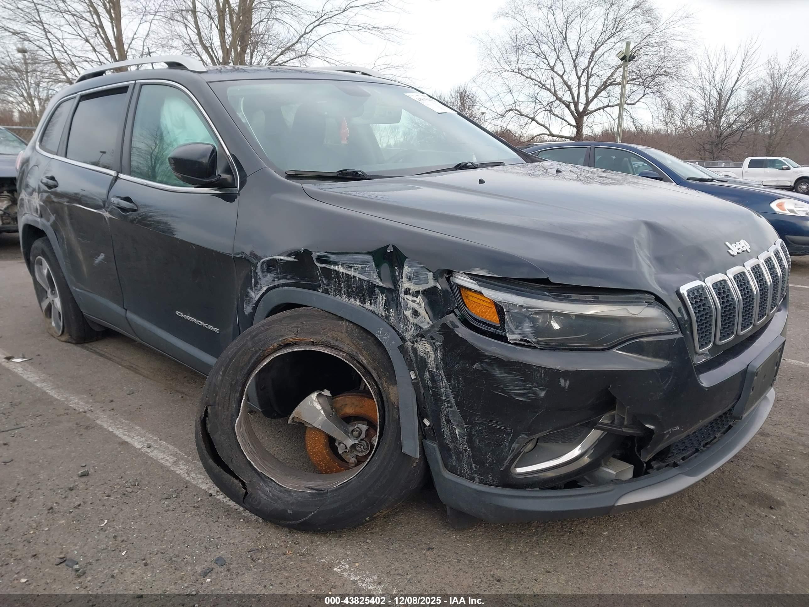 2019 Jeep Cherokee Limited, VIN 1C4PJMDX0KD238243 — Front end