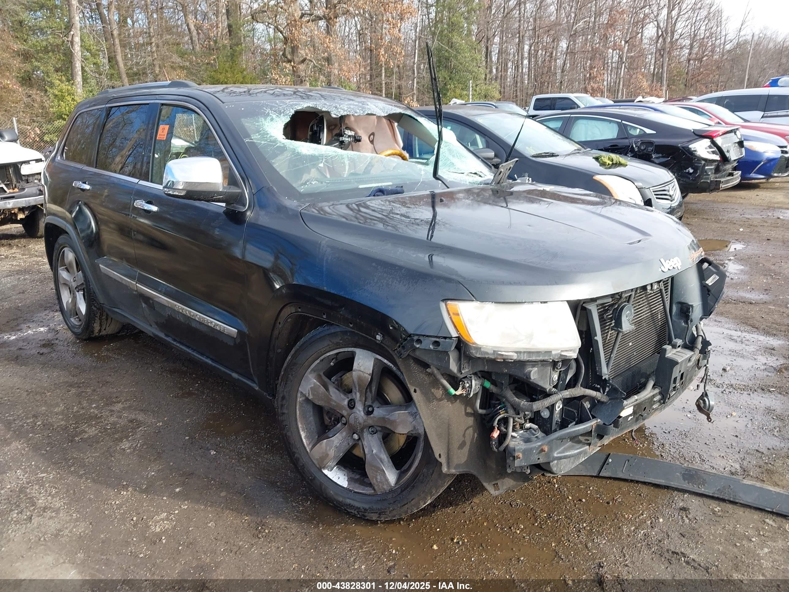 2013 Jeep Grand Cherokee Overland, VIN 1C4RJFCT0DC655602 — Side