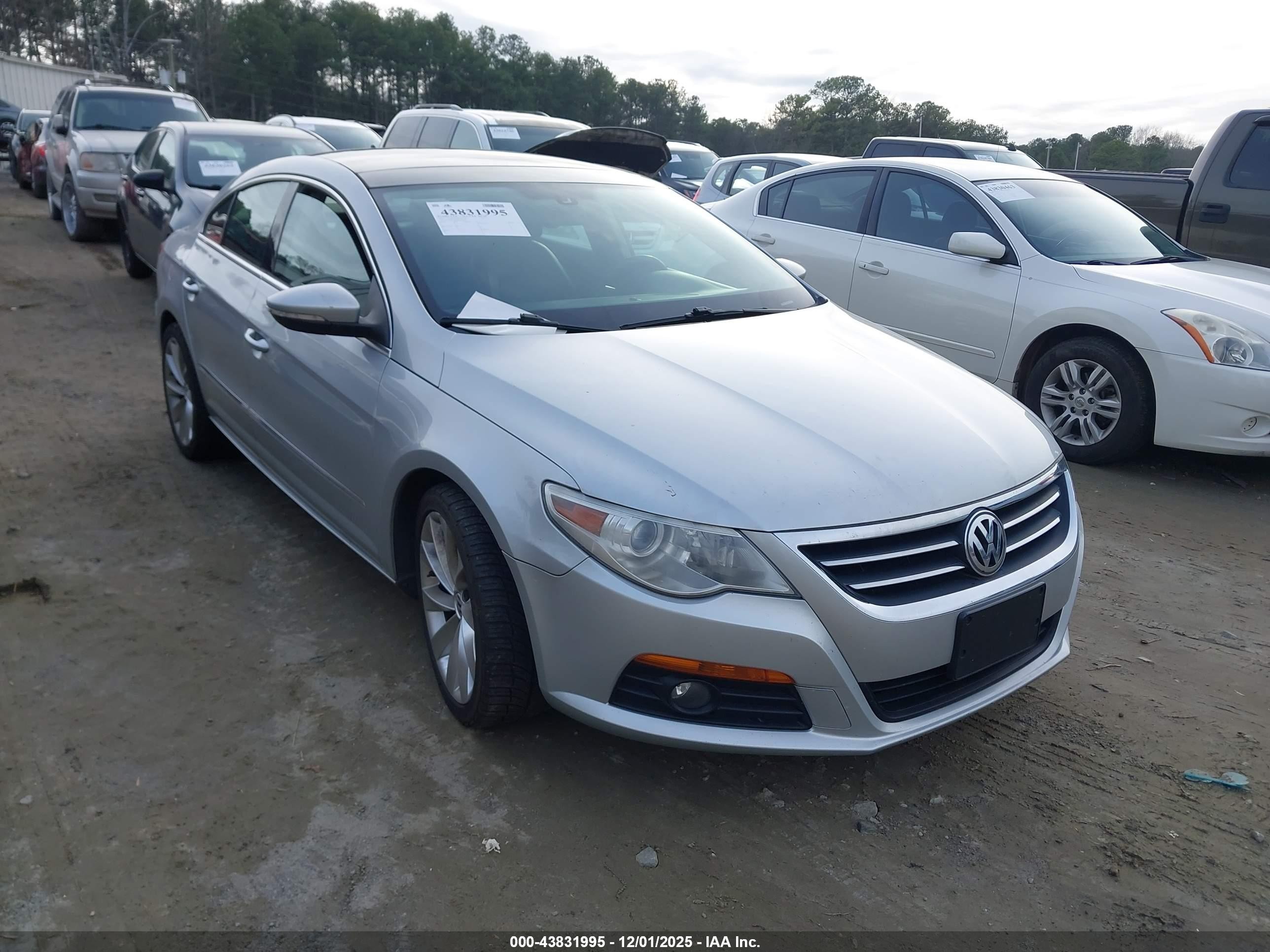 2011 Volkswagen CC Lux, VIN WVWHN7AN9BE733838 — Auction photo
