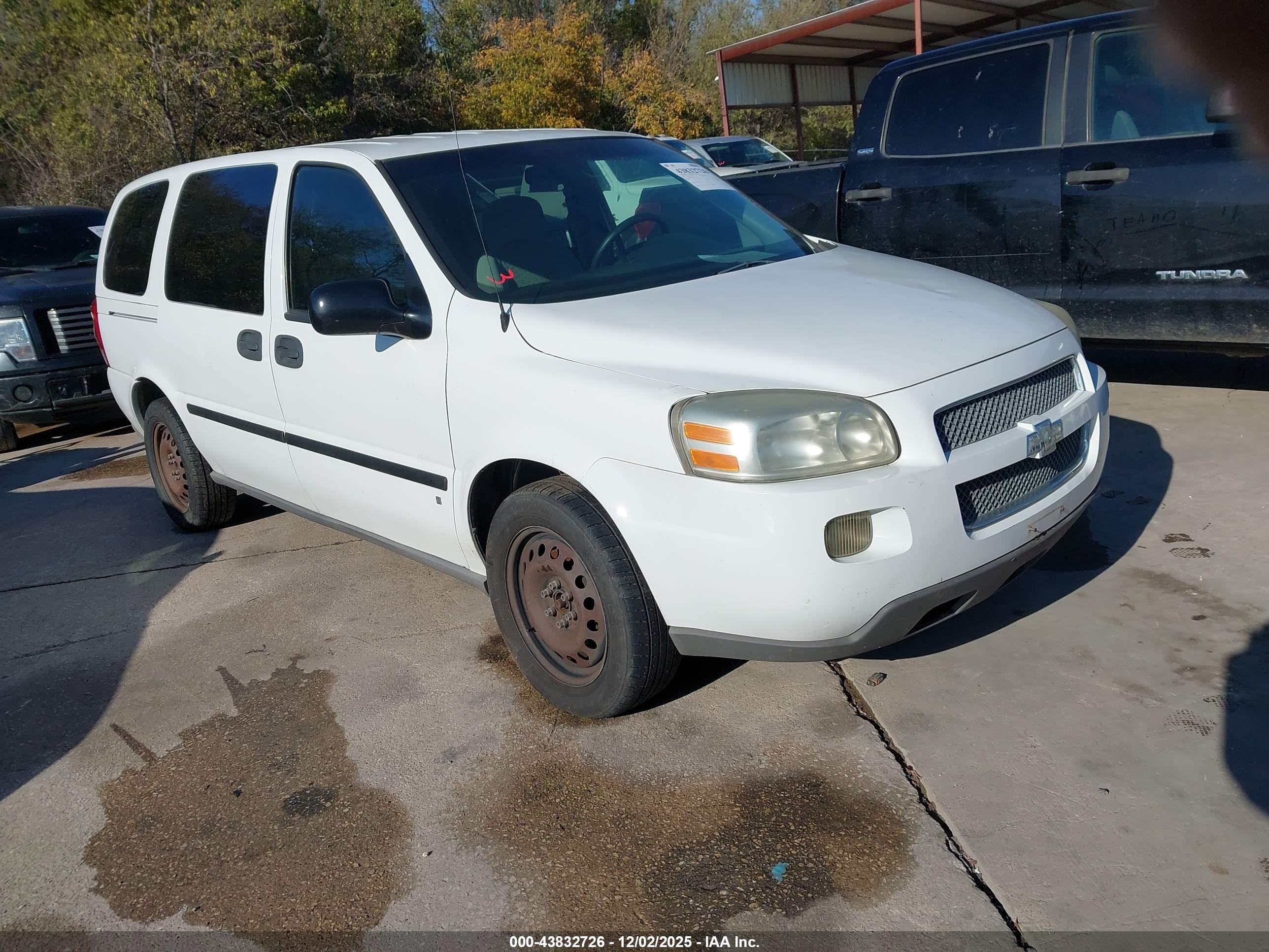2007 Chevrolet Uplander LS Fleet, VIN 1GNDV23137D213490 — Hail