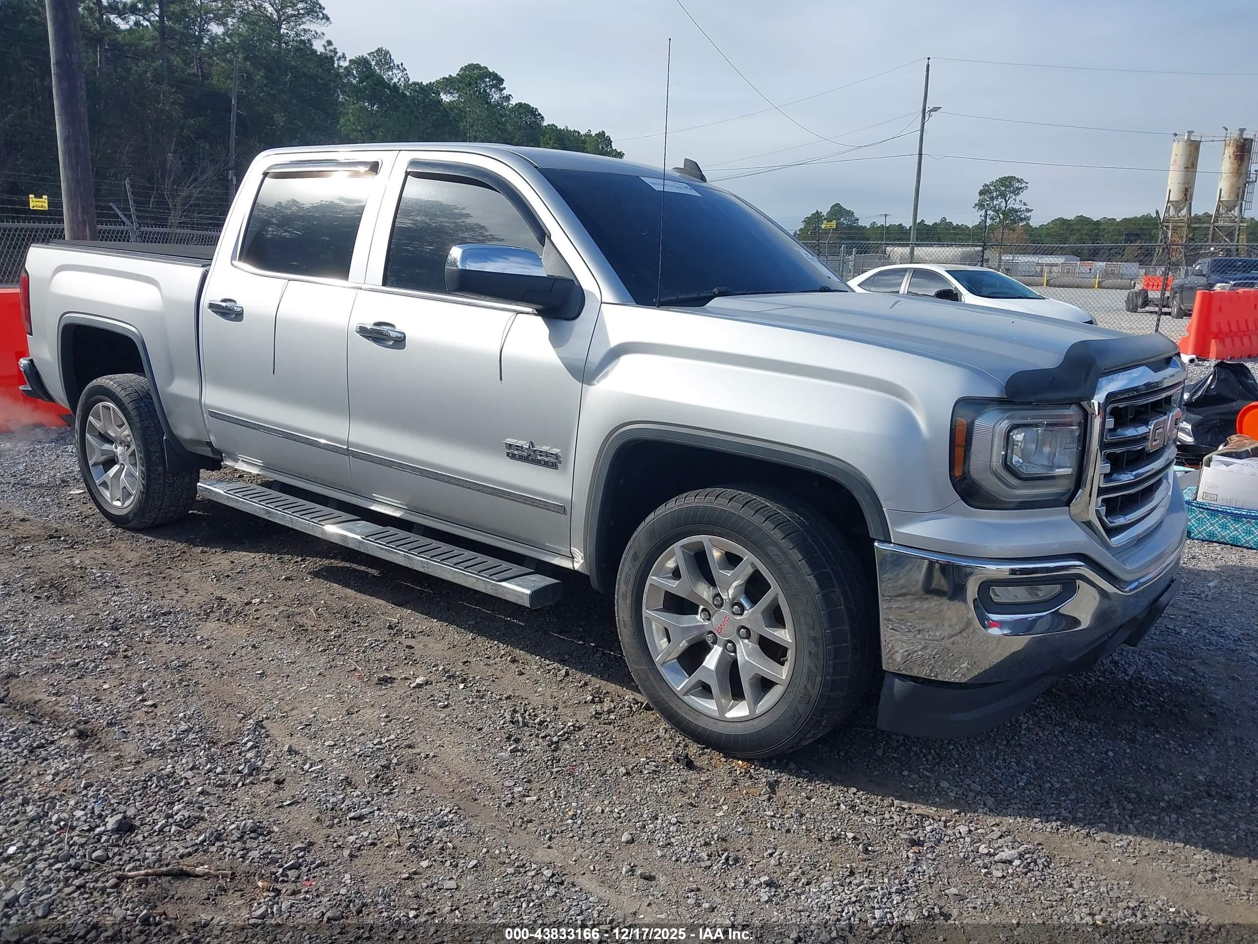 2018 GMC Sierra 1500 SLT, VIN 3GTP1NEC0JG130899 — Repossession