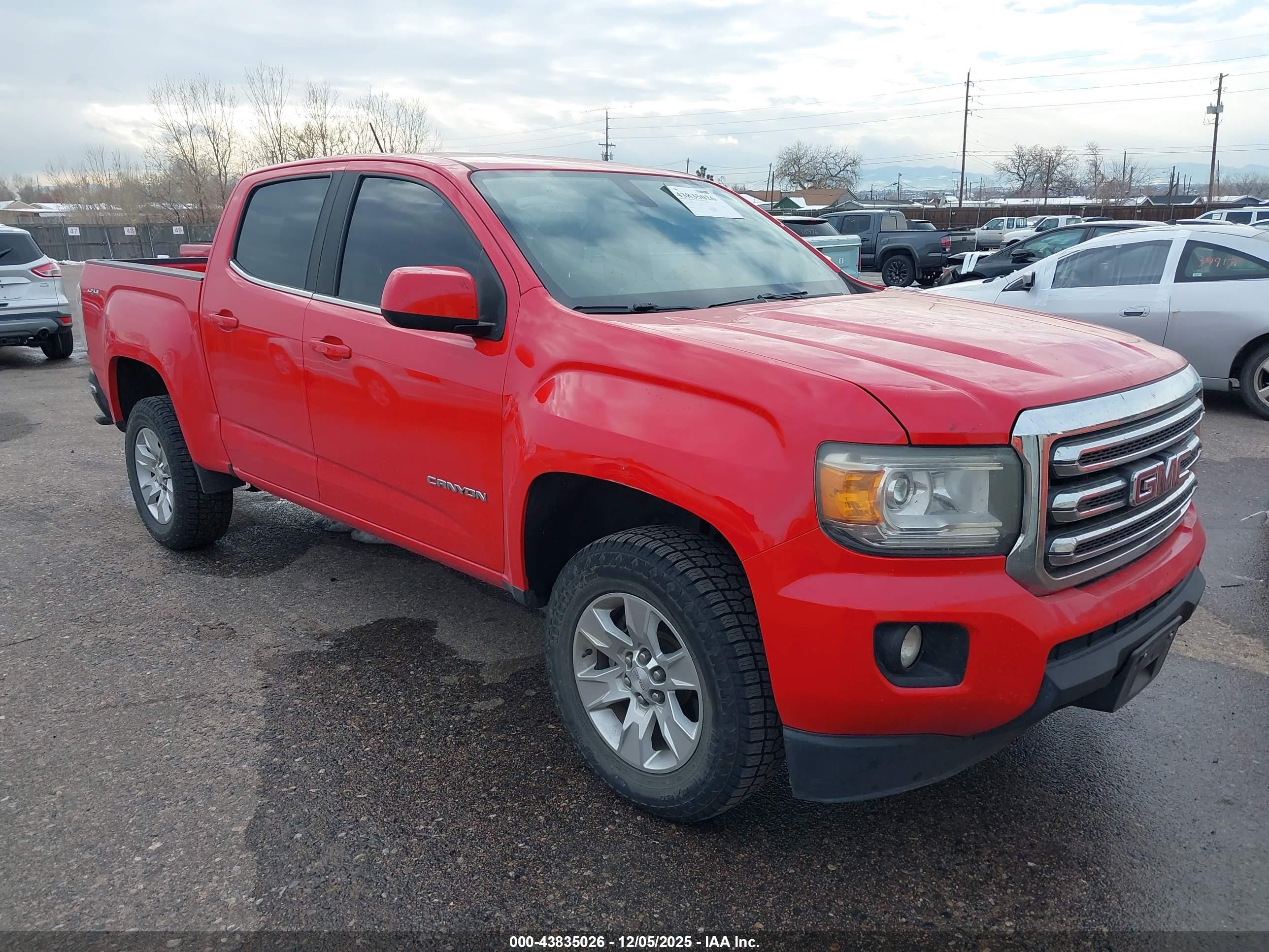 2017 GMC Canyon 4WD SLE, VIN 1GTG6CEN6H1275719 — Hail