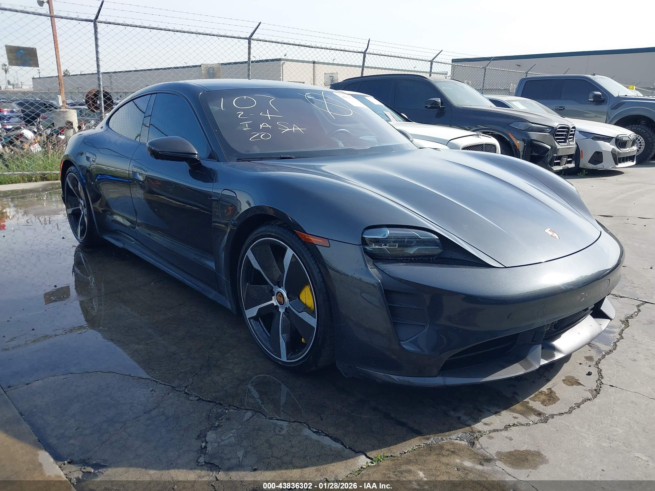 2021 Porsche Taycan Turbo, VIN WP0AC2Y15MLA62053 — Fresh water flood