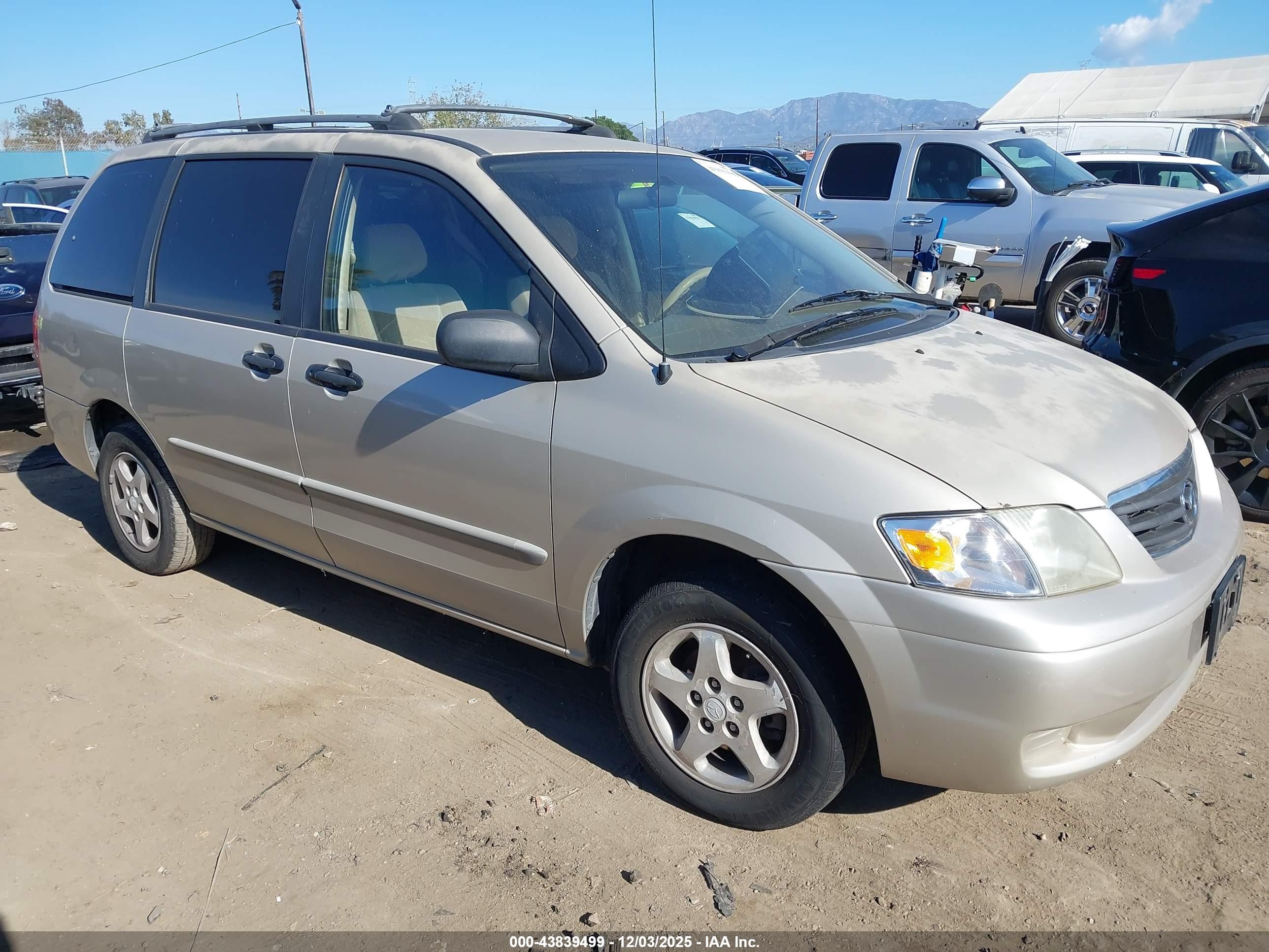 2000 Mazda MPV DX, VIN JM3LW28G9Y0164293 — Not stated