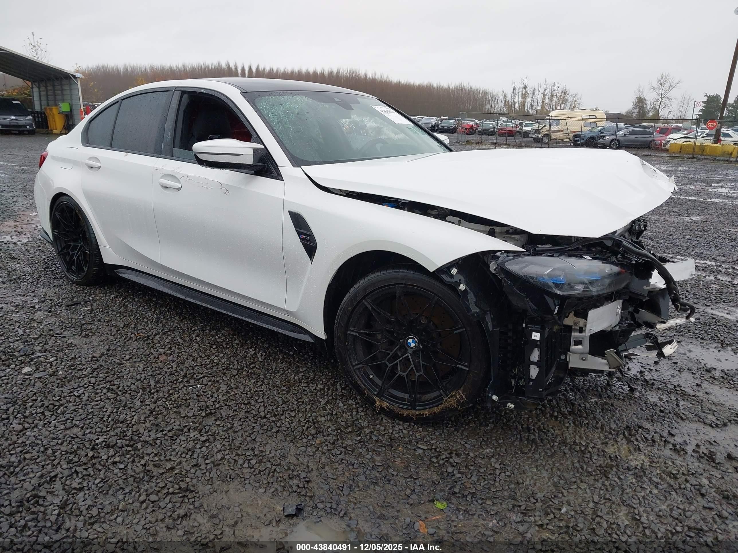 2021 BMW M3, VIN WBS53AY09MFL28827 — Front end