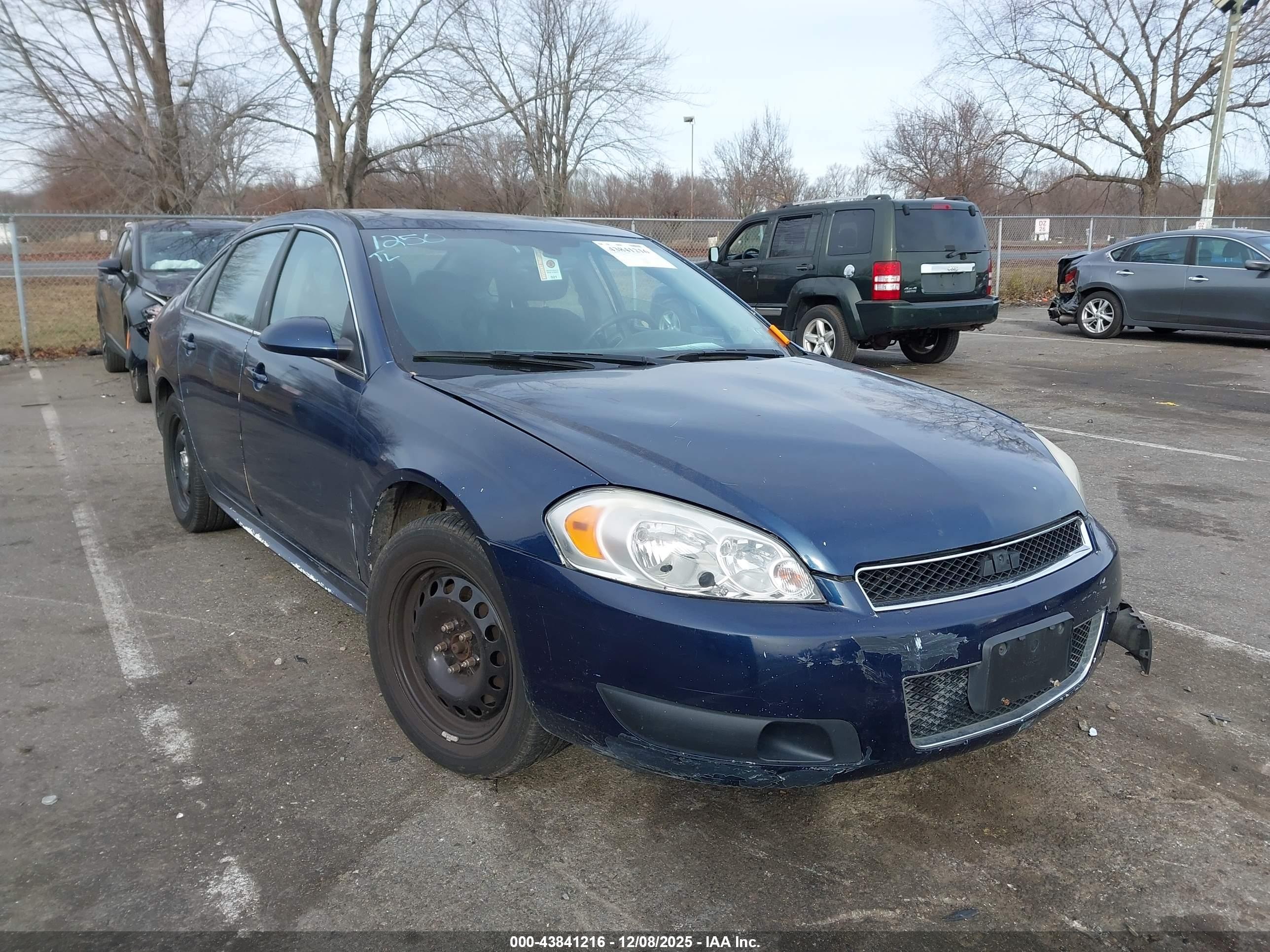 2015 Chevrolet Impala Police Police, VIN 2G1WD5E37F1165354 — Side