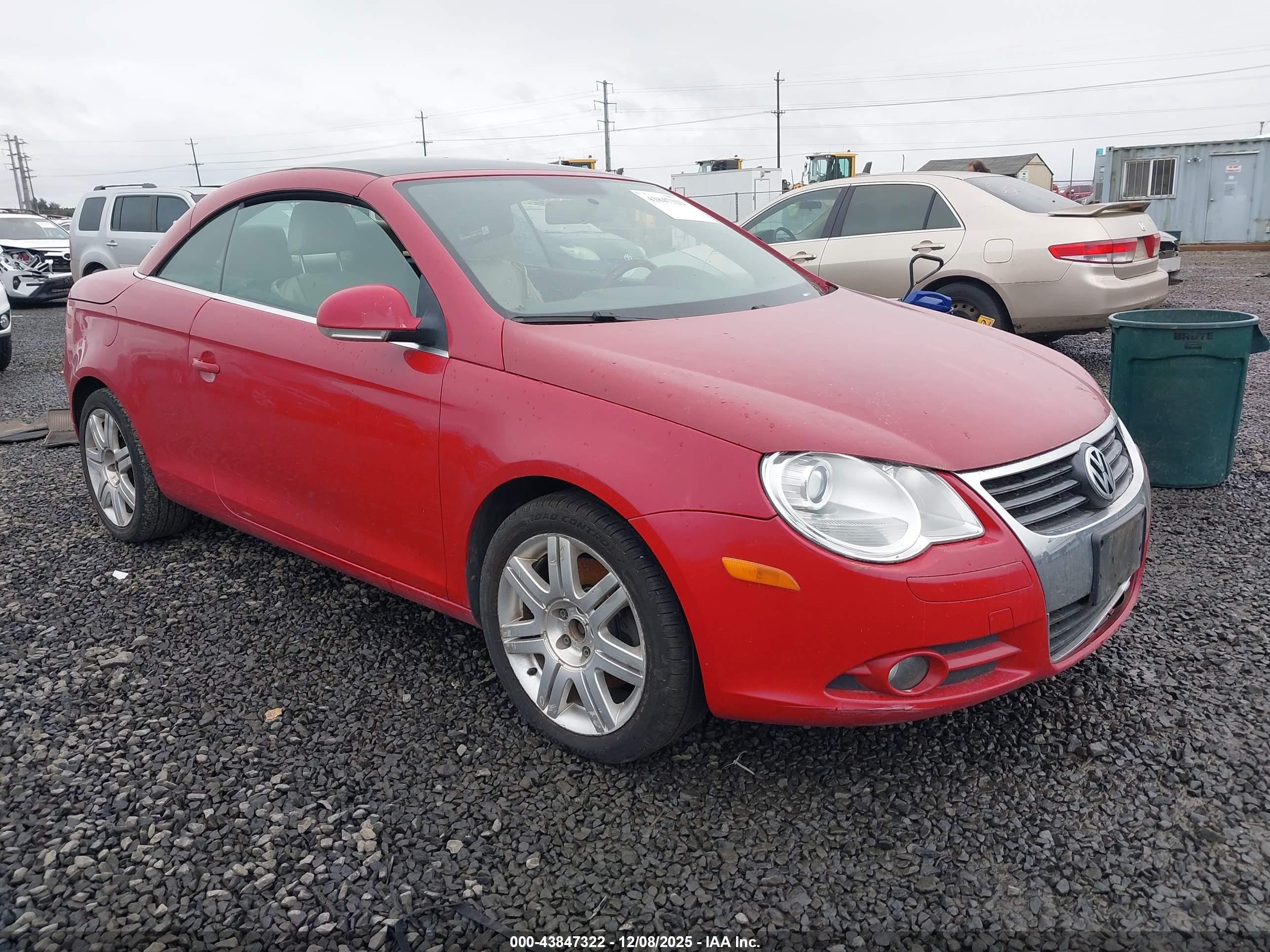 2008 Volkswagen Eos Turbo, VIN WVWBA71F98V027746 — Normal wear