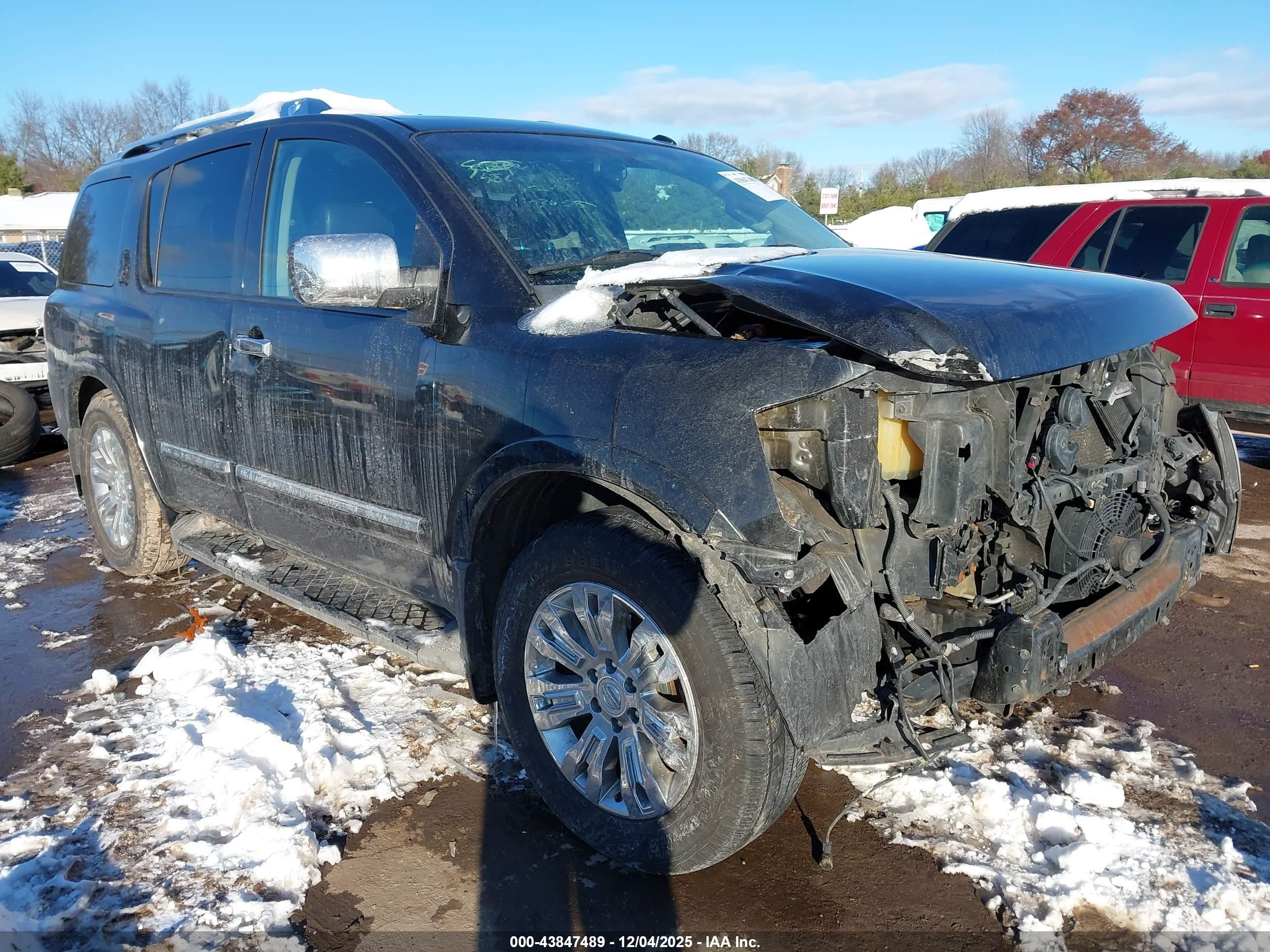 2015 Nissan Armada SV, VIN 5N1AA0NC6FN603157 — Front end