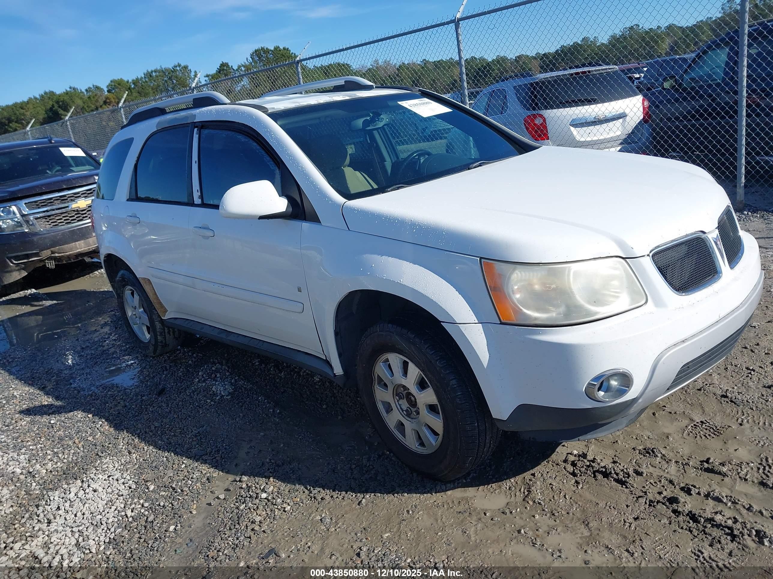 2008 Pontiac Torrent, VIN 2CKDL33FX86039801 — Roof