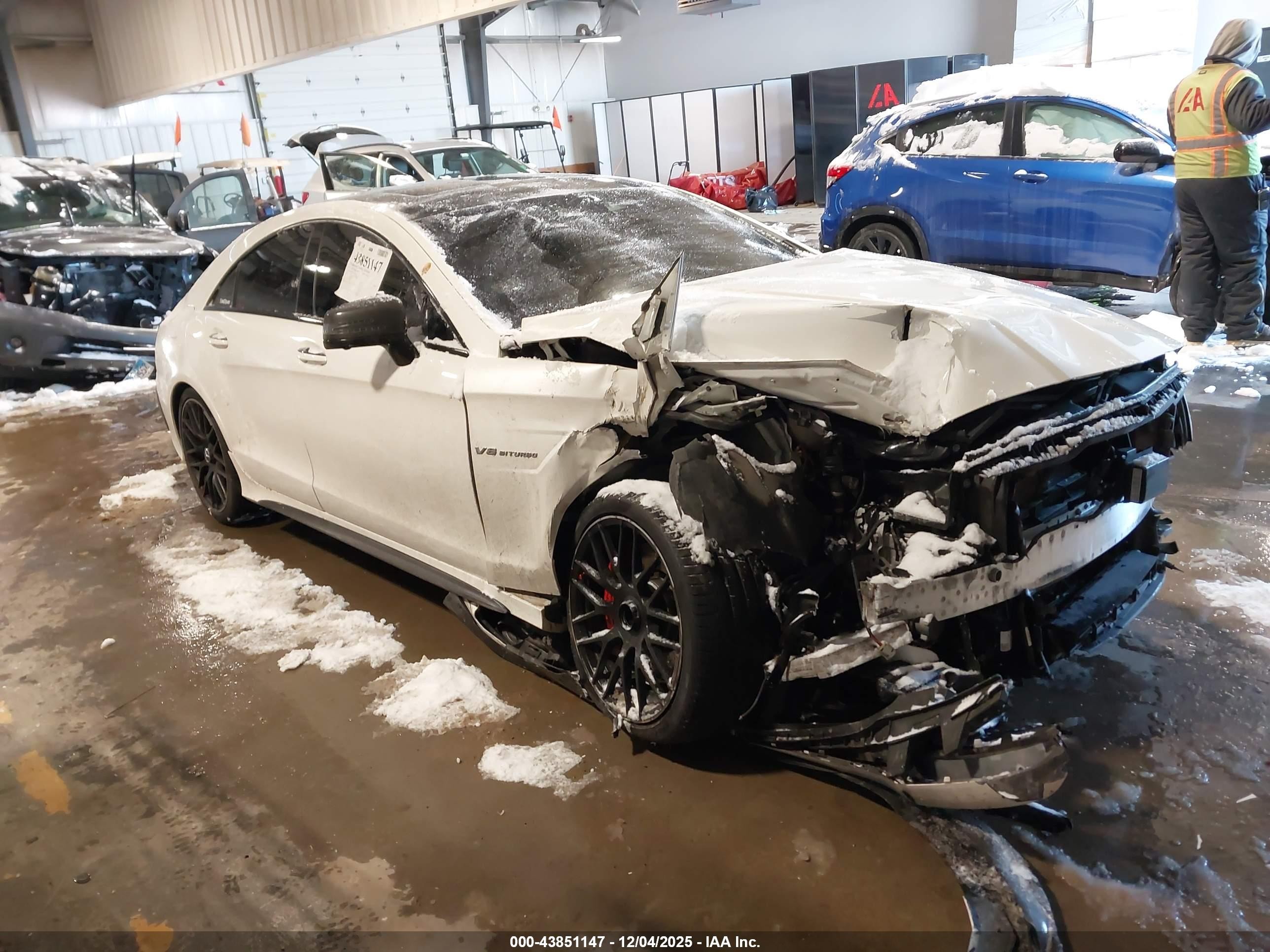 2017 Mercedes-Benz CLS AMG CLS 63 S, VIN WDDLJ7GB1HA190526 — Front end