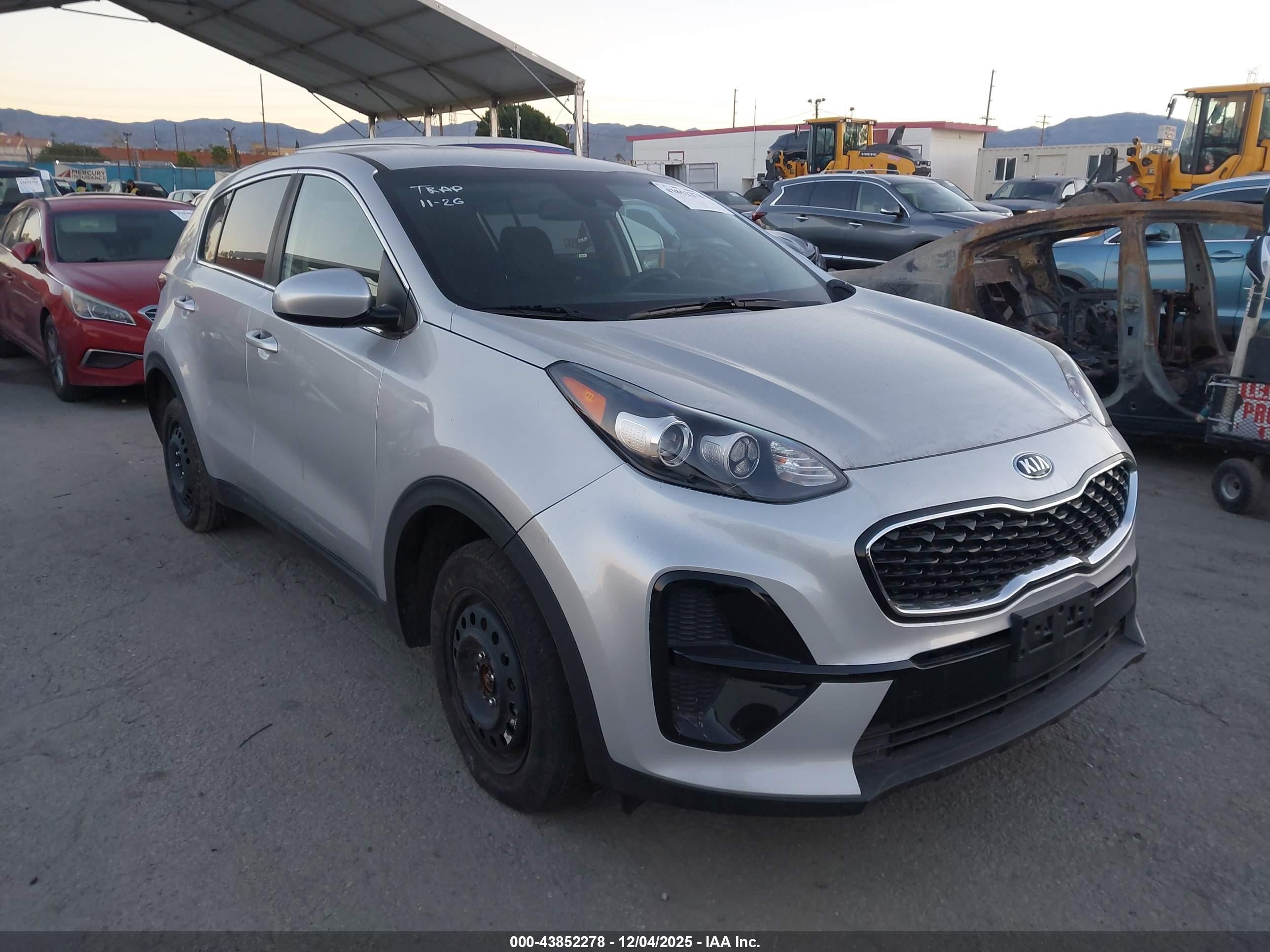 2021 Kia Sportage LX, VIN KNDPM3AC0M7875170 — Theft recovery
