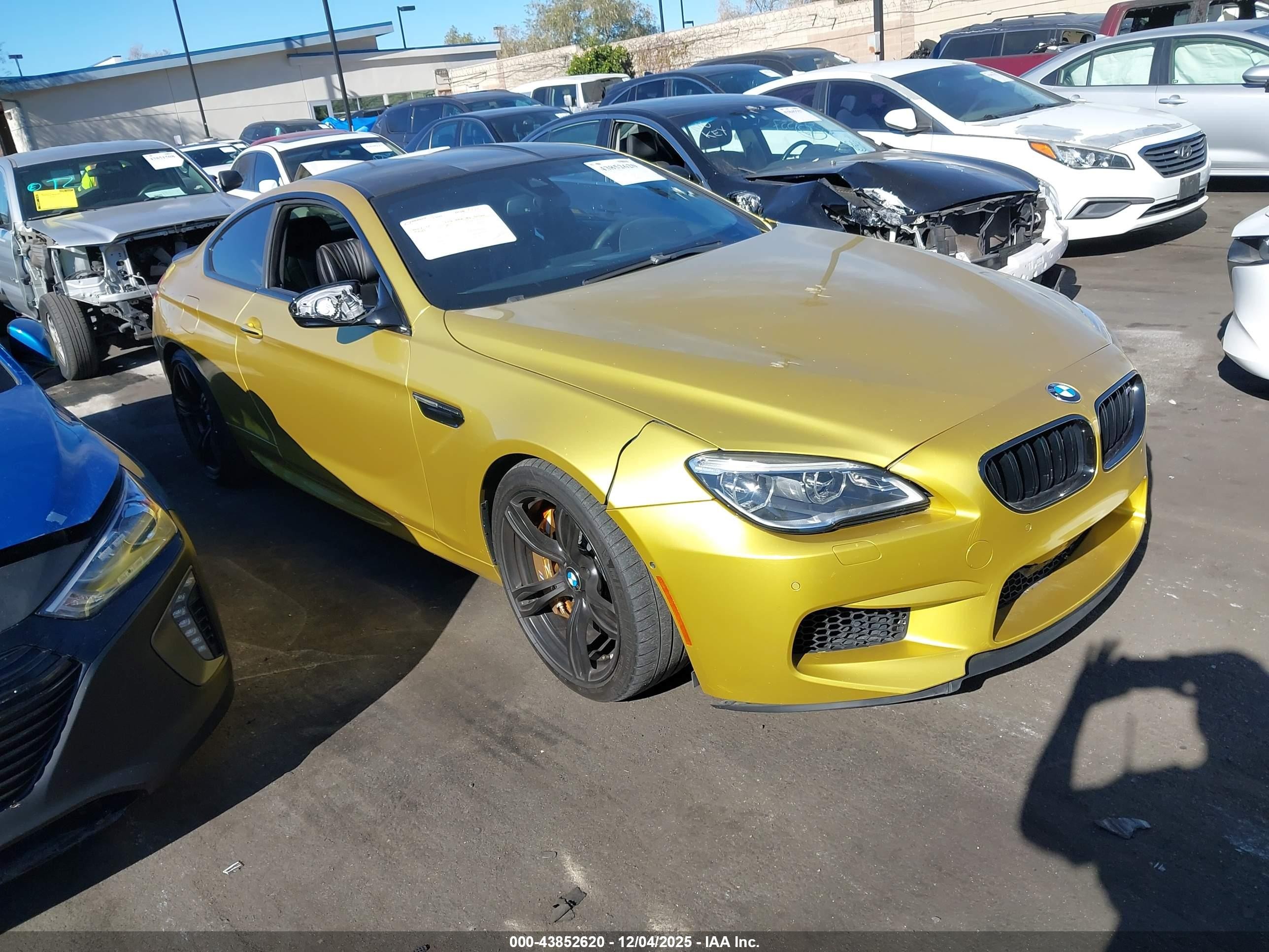 2016 BMW M6, VIN WBS6J9C56GD934663 — Бок