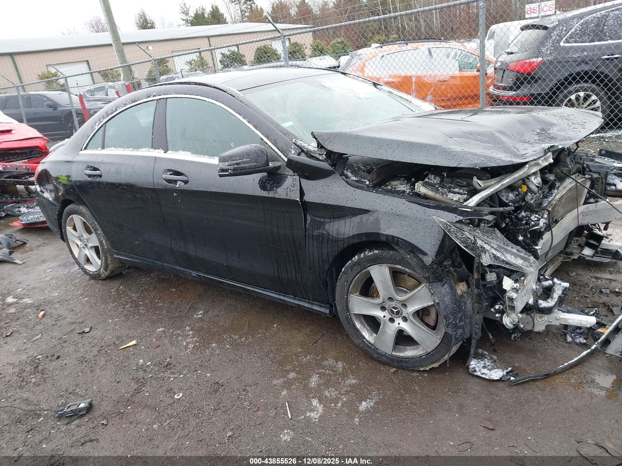 2018 Mercedes-Benz CLA 250, VIN WDDSJ4GB4JN630599 — Front end