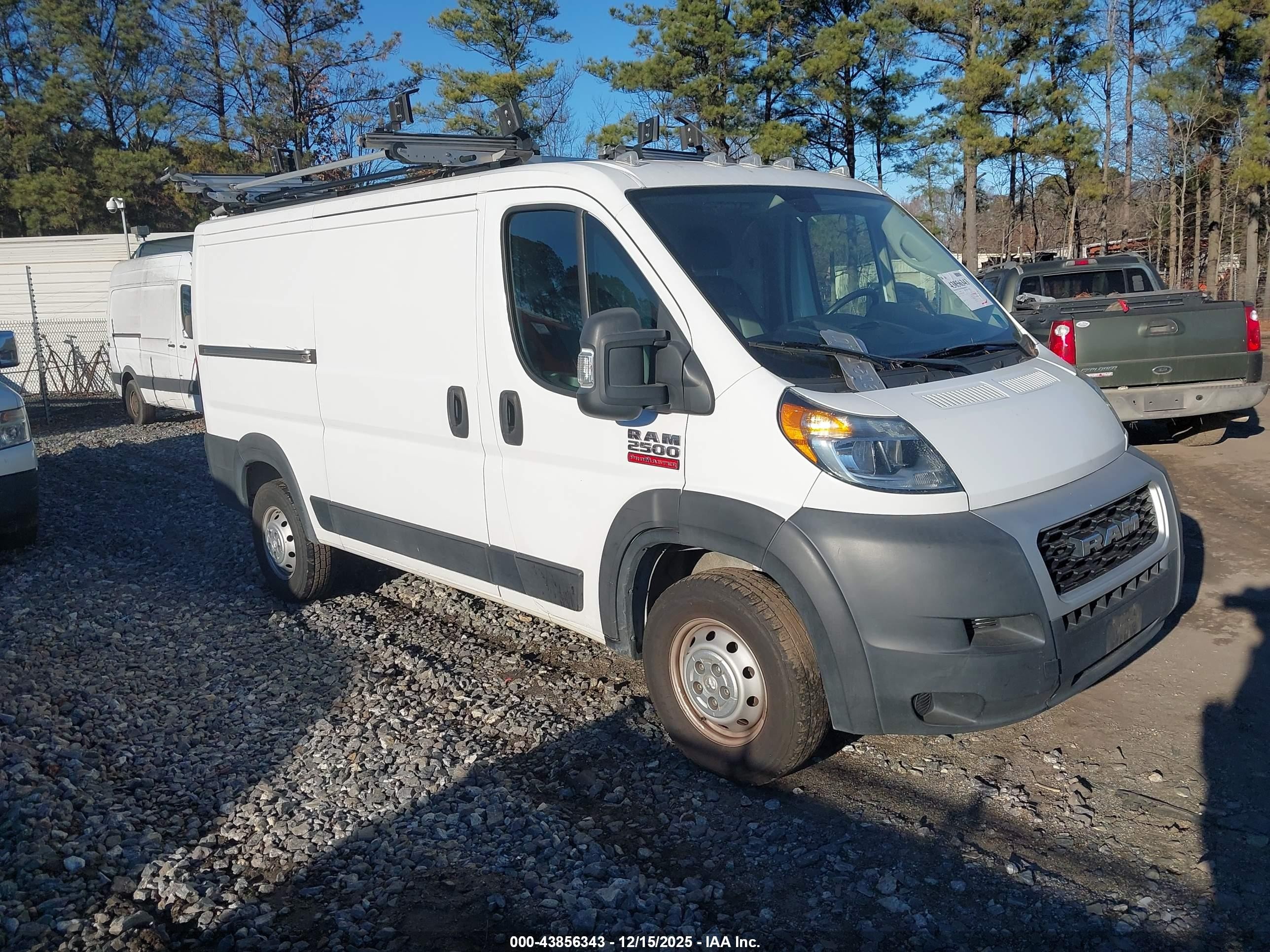 2020 Ram Promaster 2500, VIN 3C6TRVVG2LE128099 — Normal wear