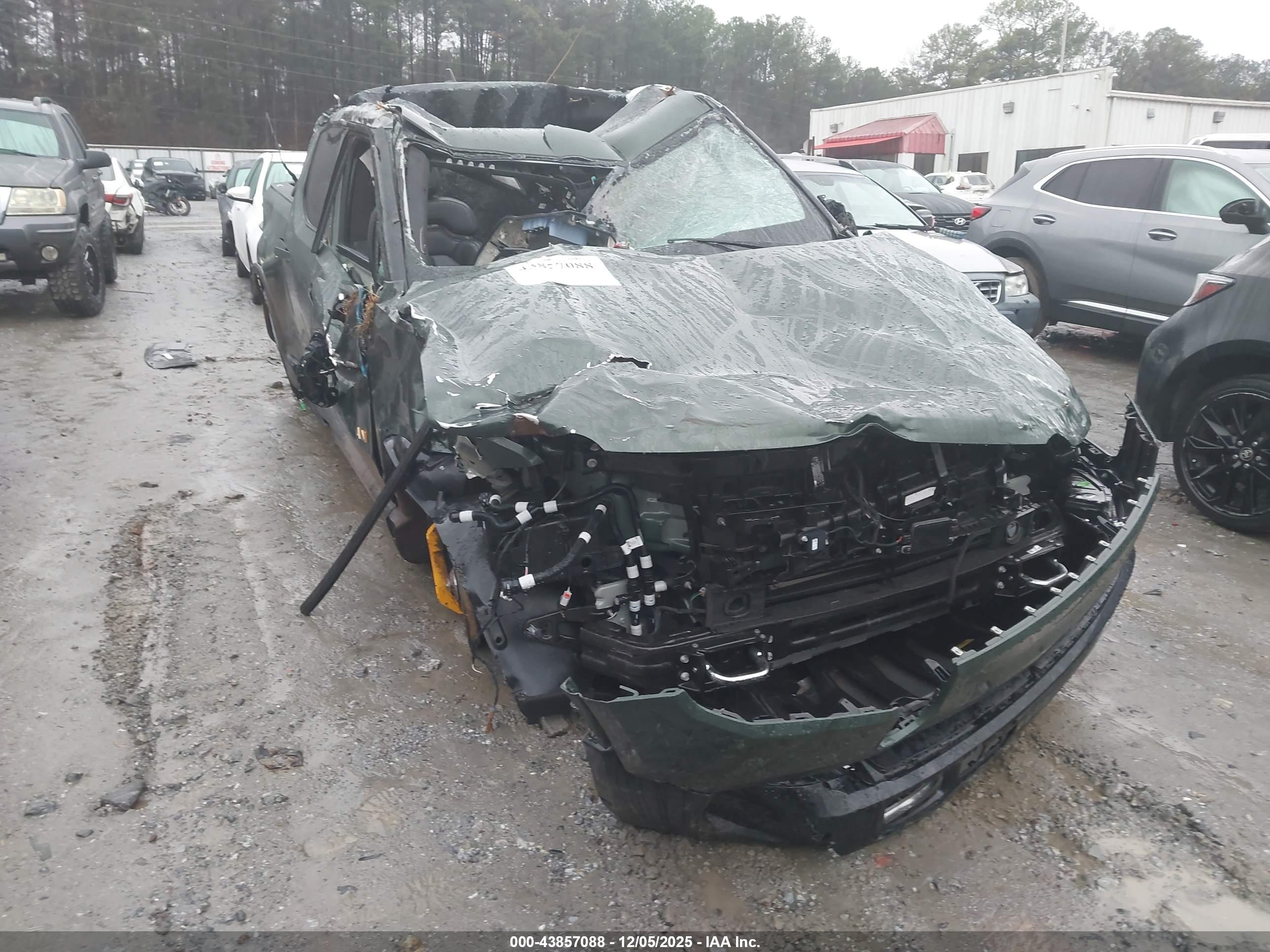 2023 Rivian R1T Adventure, VIN 7FCTGAAA1PN019654 — Rollover