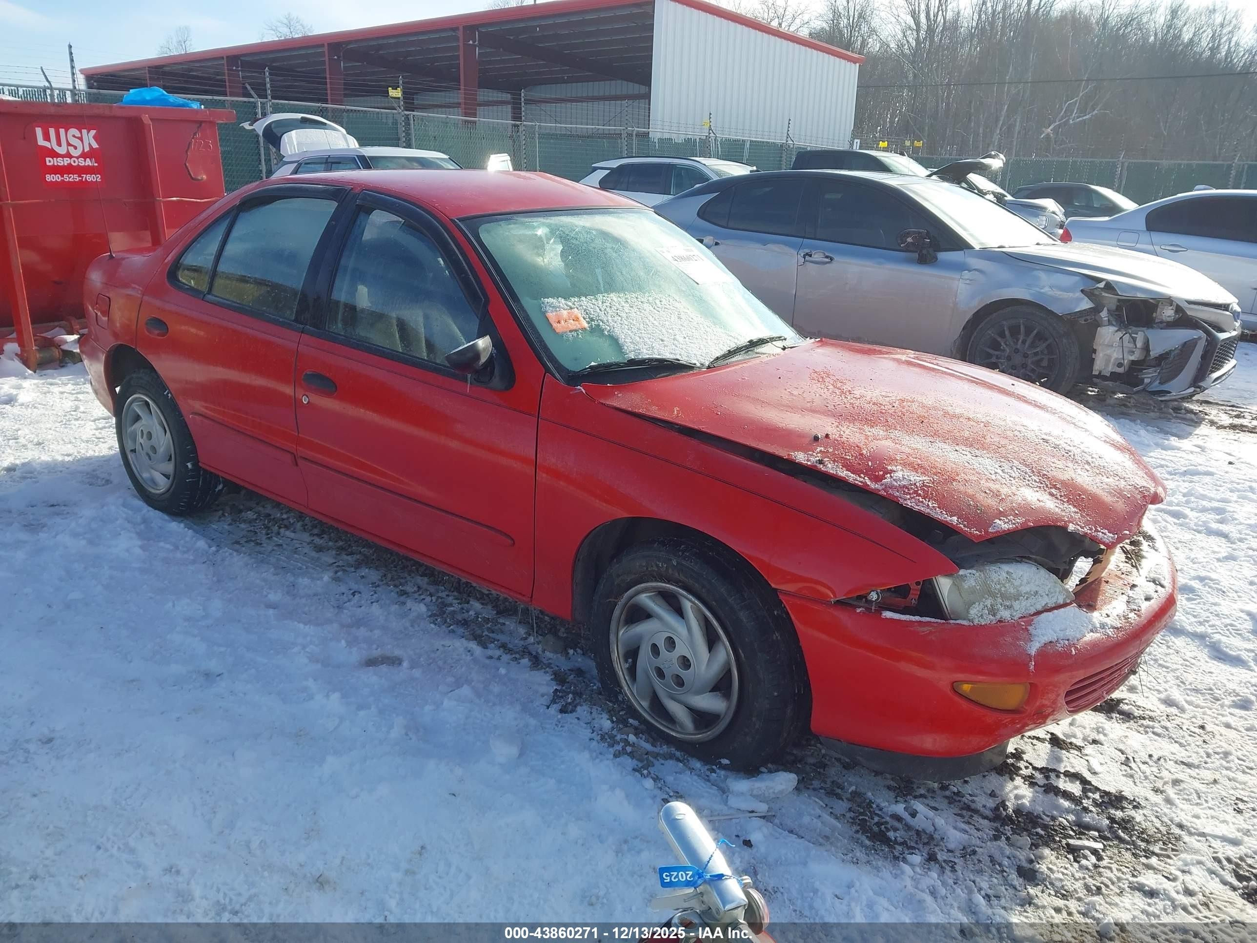1999 Chevrolet Cavalier, VIN 1G1JC5243X7291824 — Side