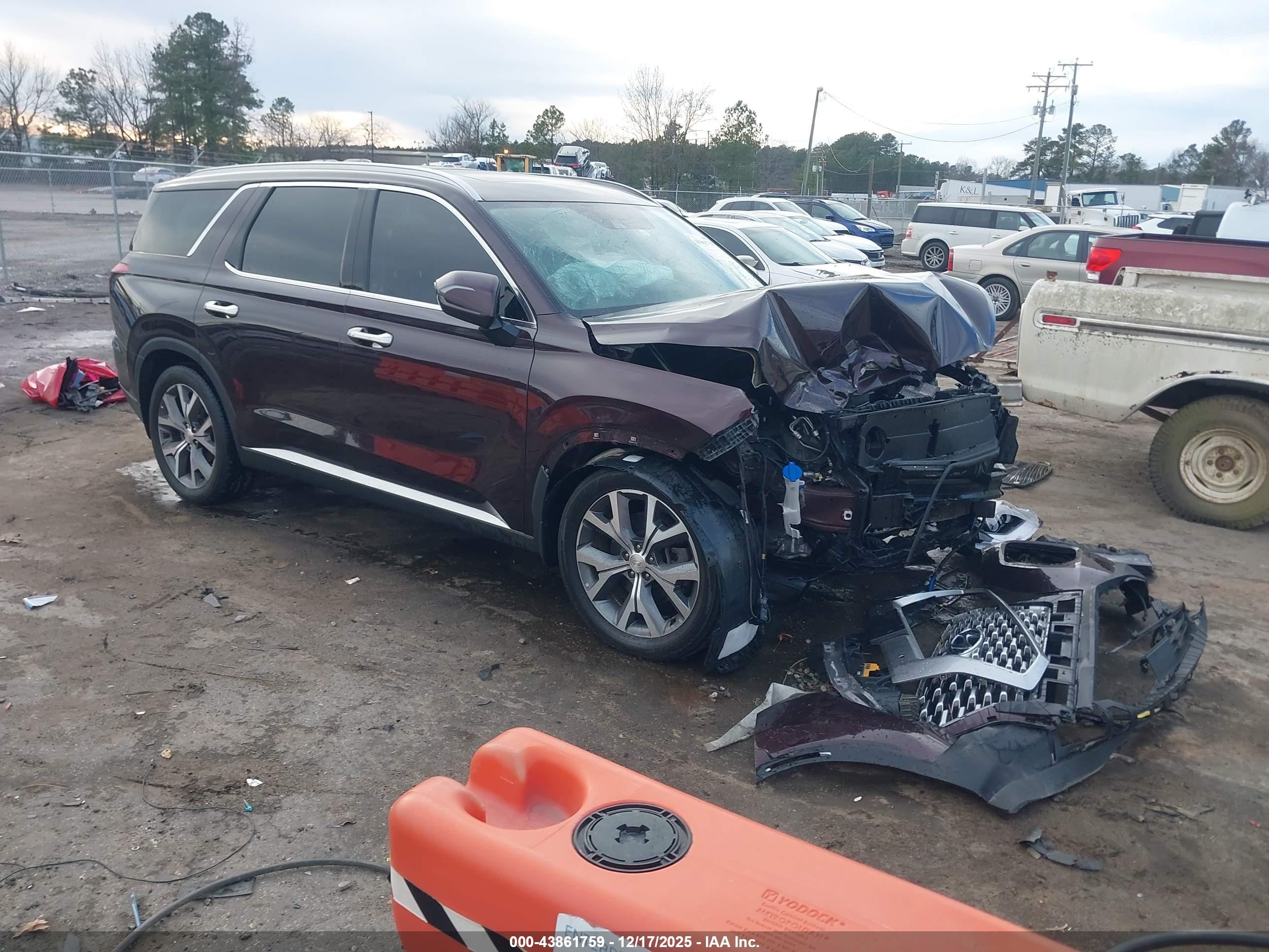 2022 Hyundai Palisade SEL, VIN KM8R4DHE6NU484805 — Front end