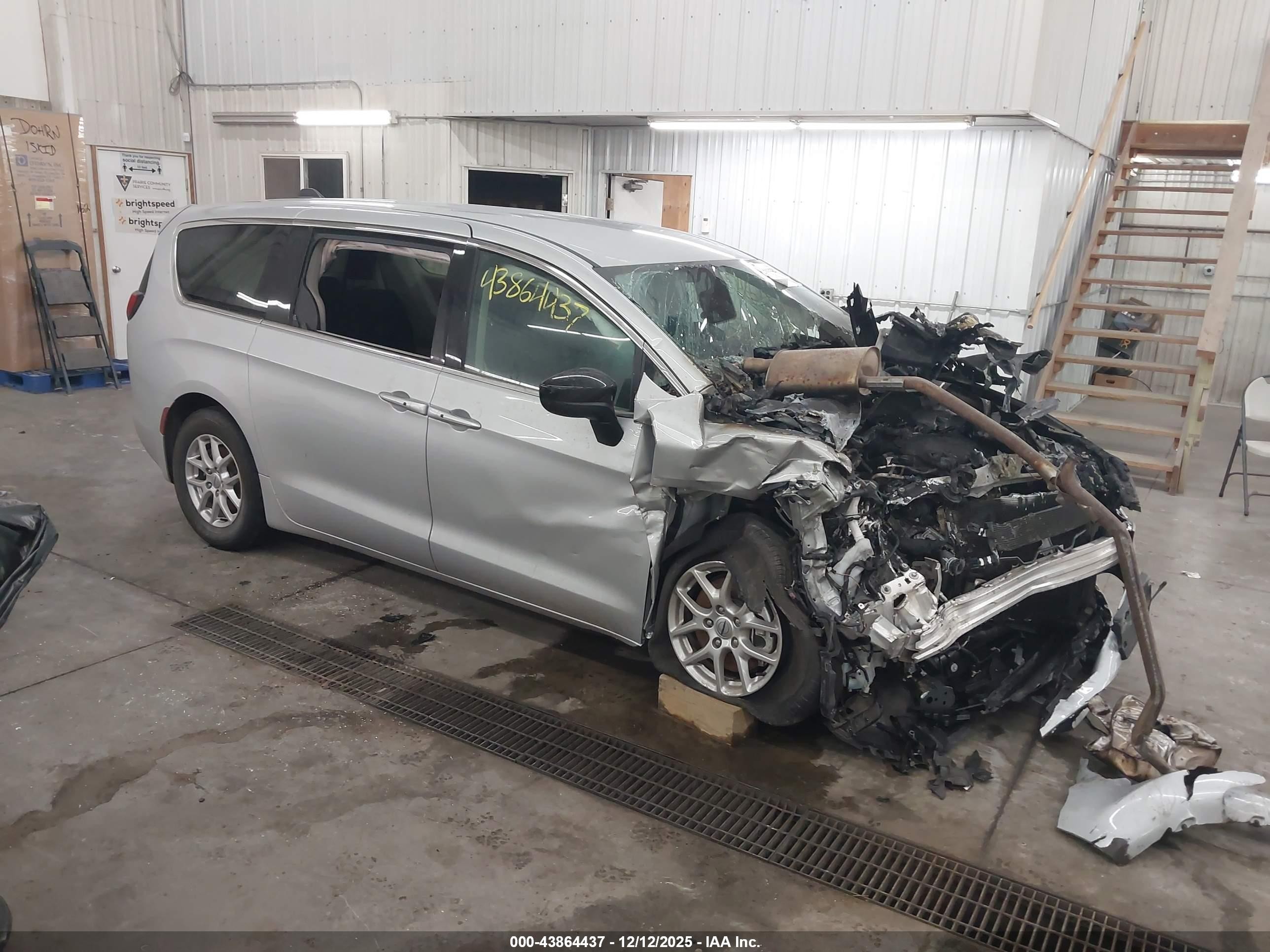 2024 Chrysler Voyager LX, VIN 2C4RC1CG9RR183642 — Engine fire