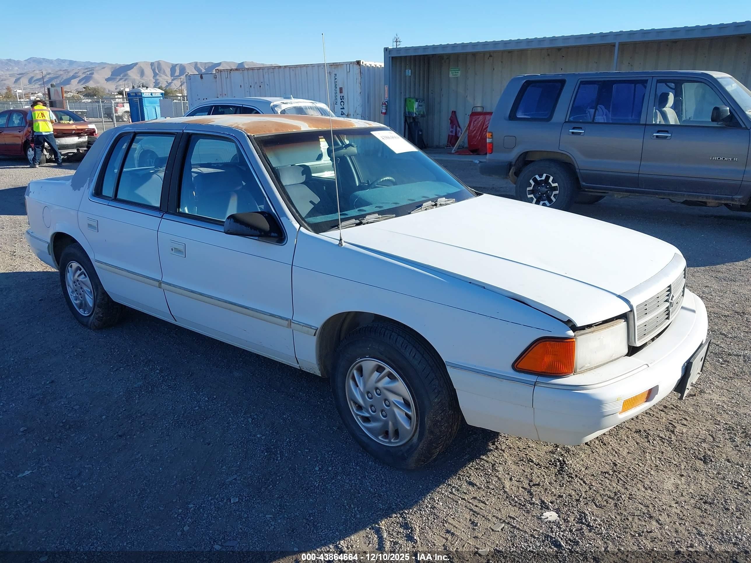 1992 Dodge Spirit, VIN 1B3XA46K6NF172079 — Обычный износ