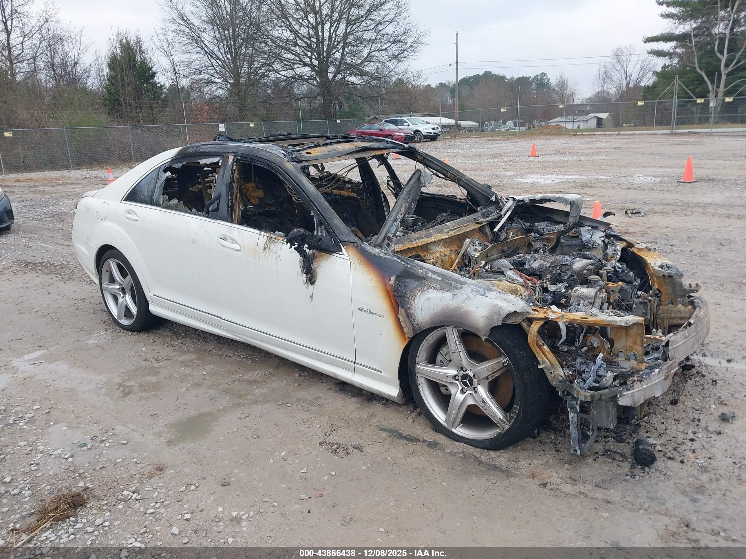2008 Mercedes-Benz S 63 AMG, VIN WDDNG77X88A189375 — Burn