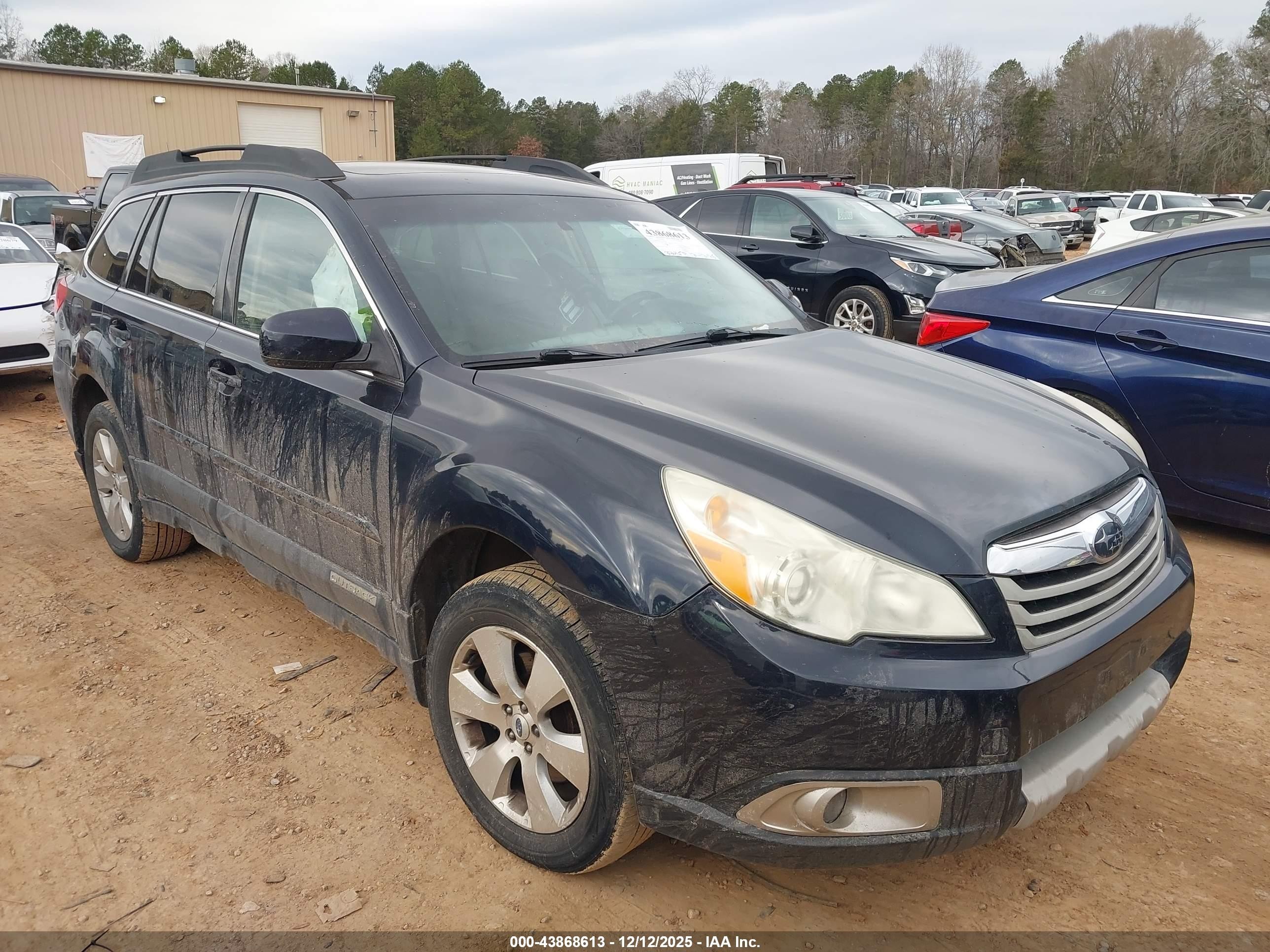 2012 Subaru Outback Limited, VIN 4S4BRDKC7C2229776 — Vandalism
