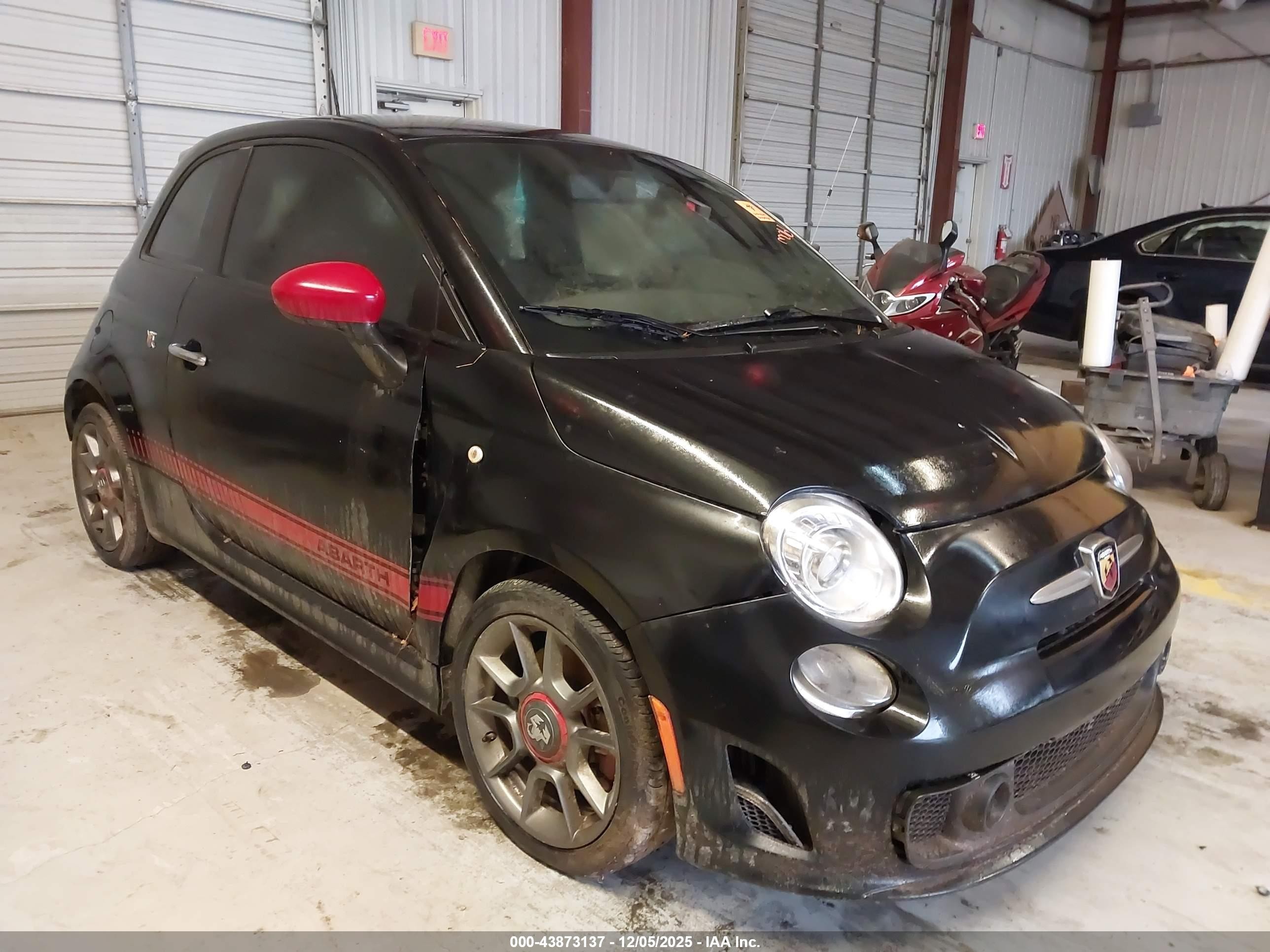 2013 FIAT 500 Abarth, VIN 3C3CFFFH9DT579790 — Biohazard / chemical