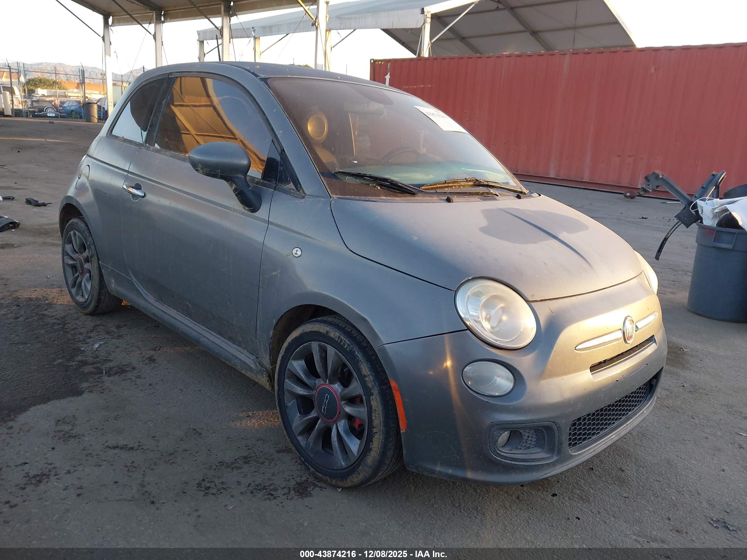 2014 FIAT 500 Sport, VIN 3C3CFFBR6ET207968 — Rear end