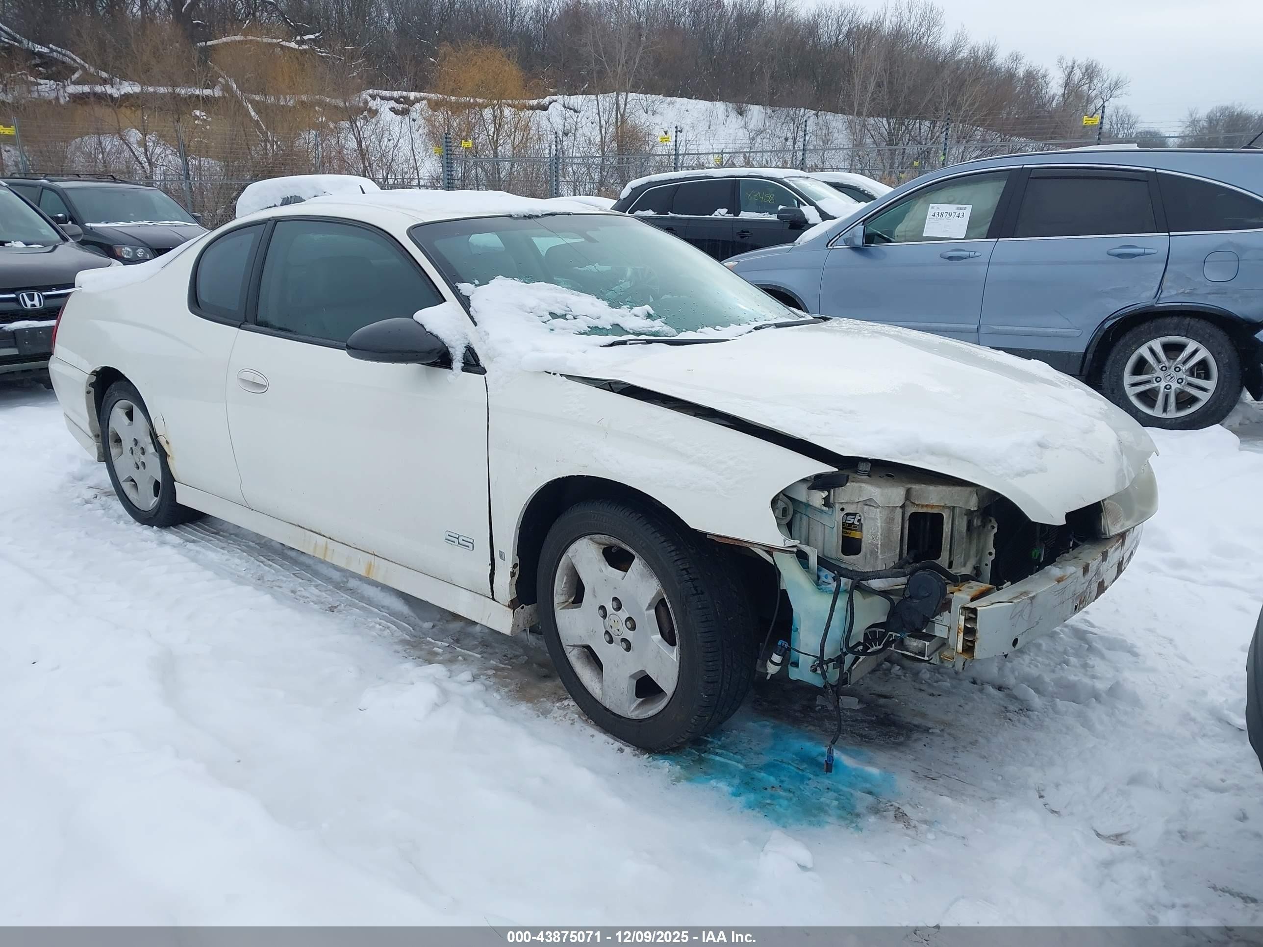 2006 Chevrolet Monte Carlo SS, VIN 2G1WL15CX69307287 — Front end