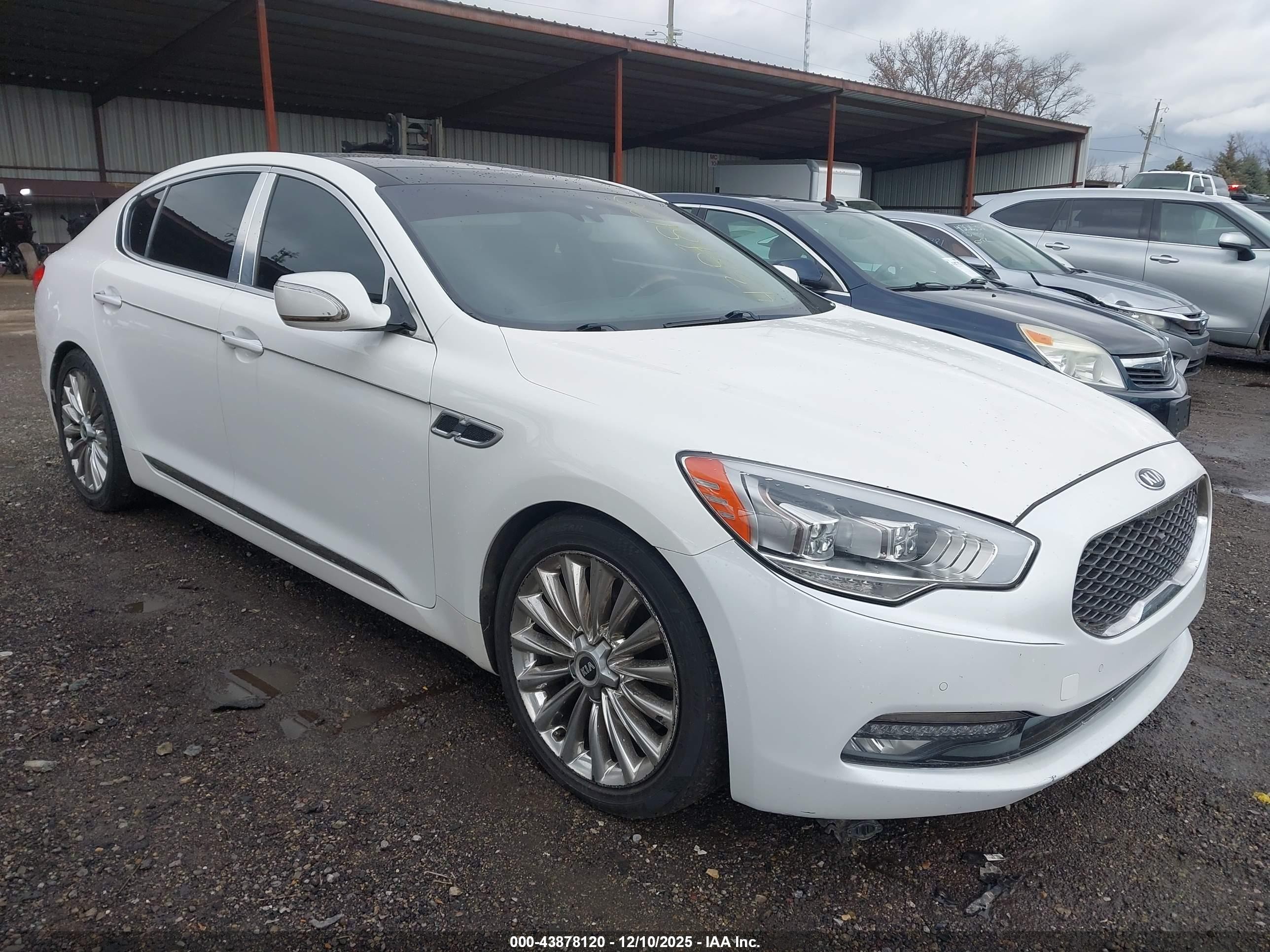 2015 Kia K900 Luxury, VIN KNALW4D42F6019894 — Front end
