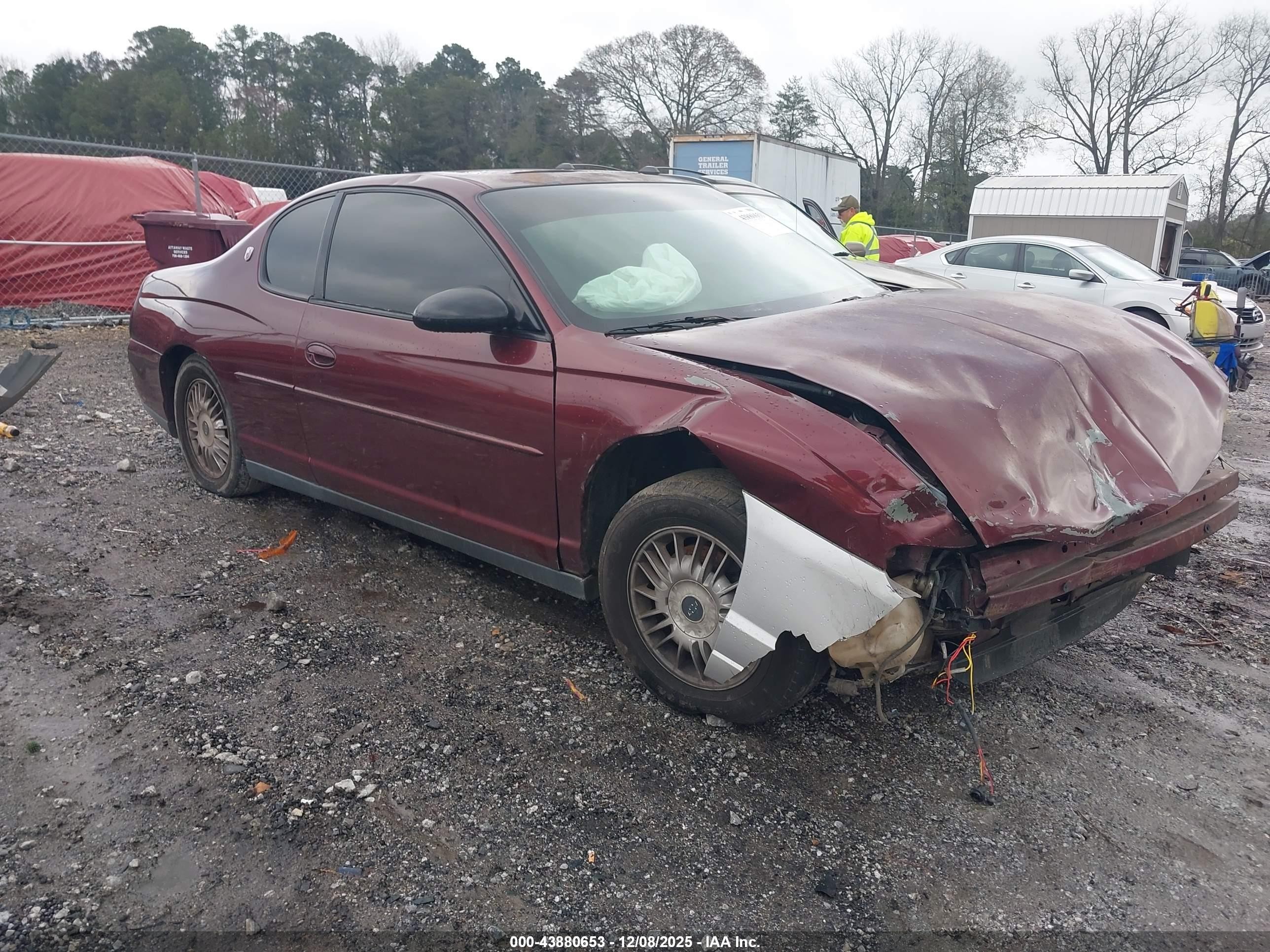 2000 Chevrolet Monte Carlo LS, VIN 2G1WW12E0Y9216903 — All over