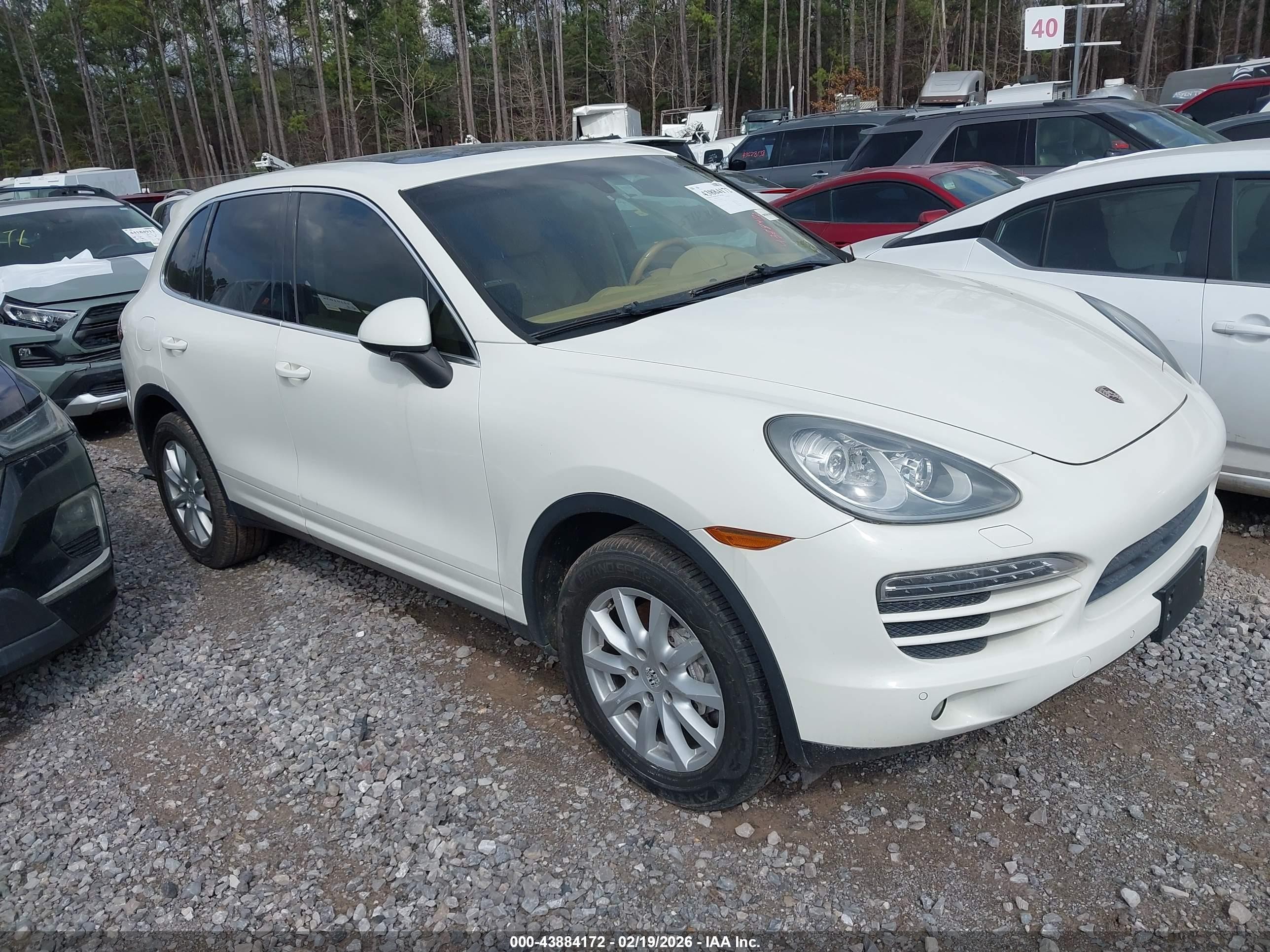2012 Porsche Cayenne, VIN WP1AA2A23CLA02338 — Repossession