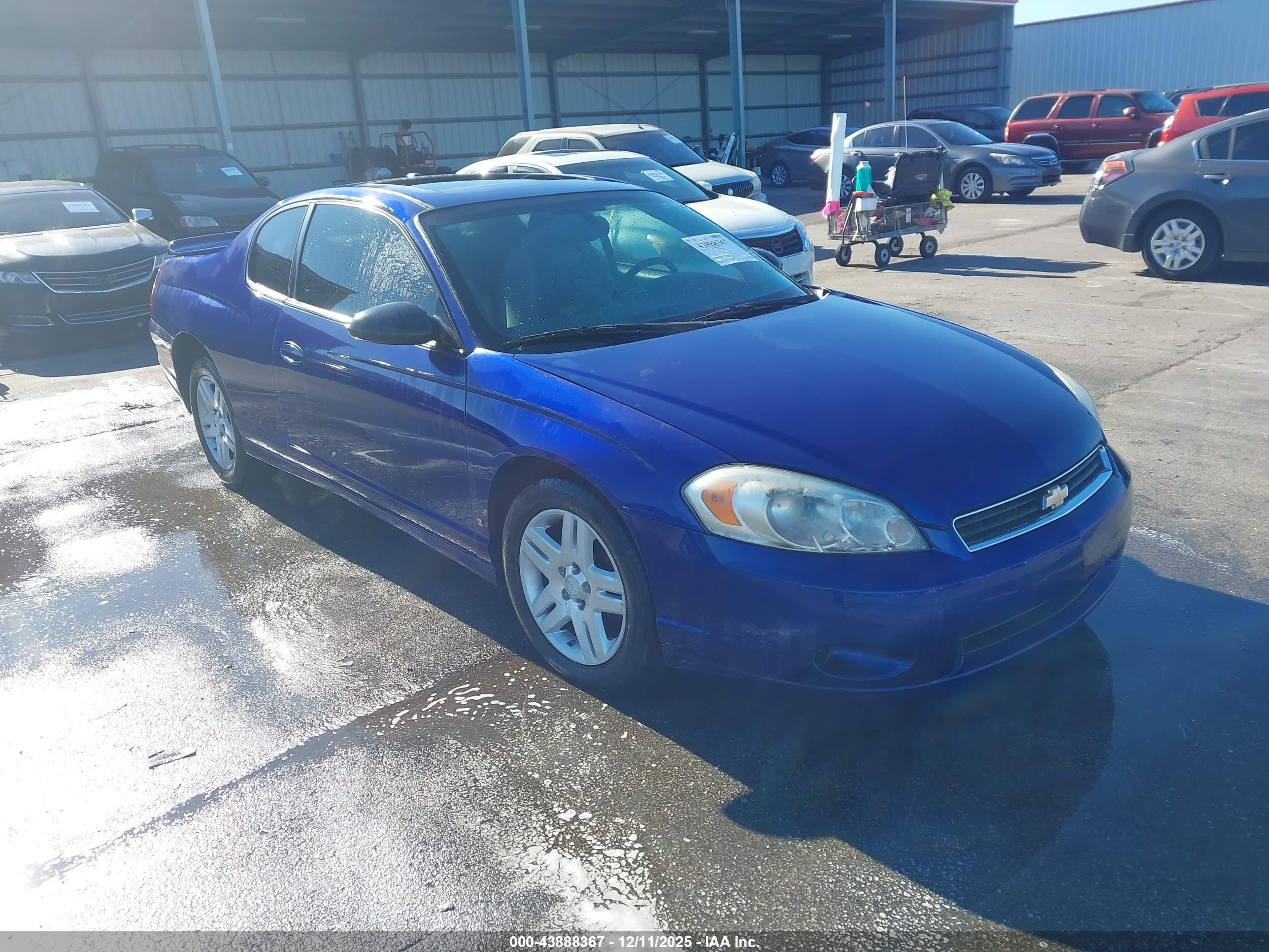 2007 Chevrolet Monte Carlo LT, VIN 2G1WK15K479170293 — Normal wear