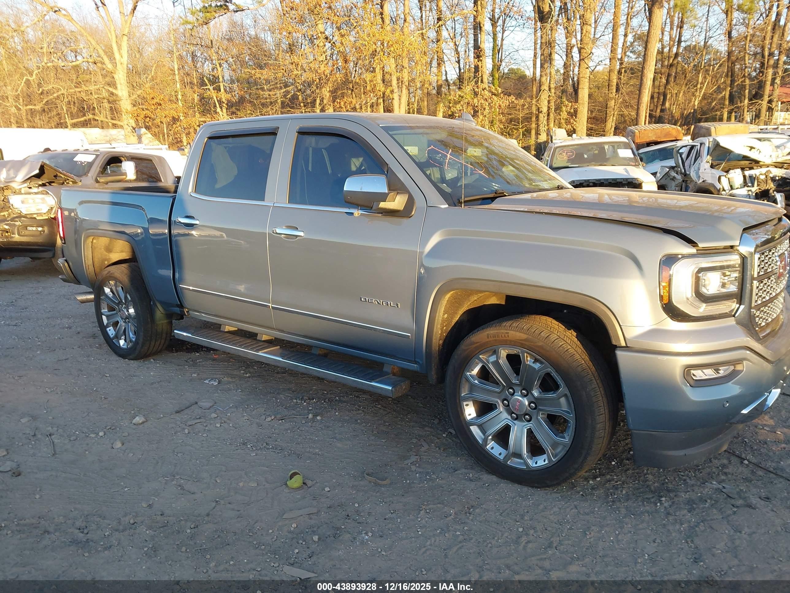 2016 GMC Sierra 1500 Denali, VIN 3GTU2PEC7GG156078 — Фото с аукциона